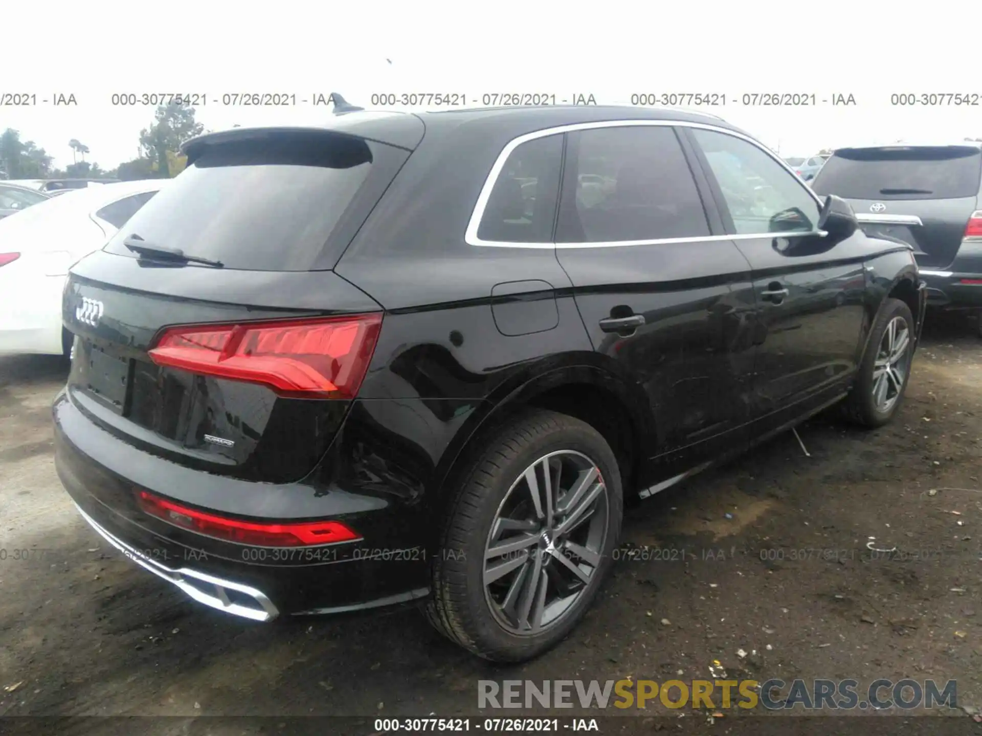 4 Фотография поврежденного автомобиля WA1E2AFY6L2077235 AUDI Q5 2020