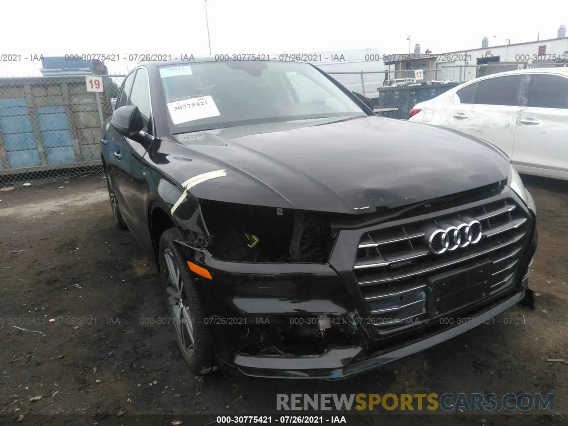 6 Photograph of a damaged car WA1E2AFY6L2077235 AUDI Q5 2020