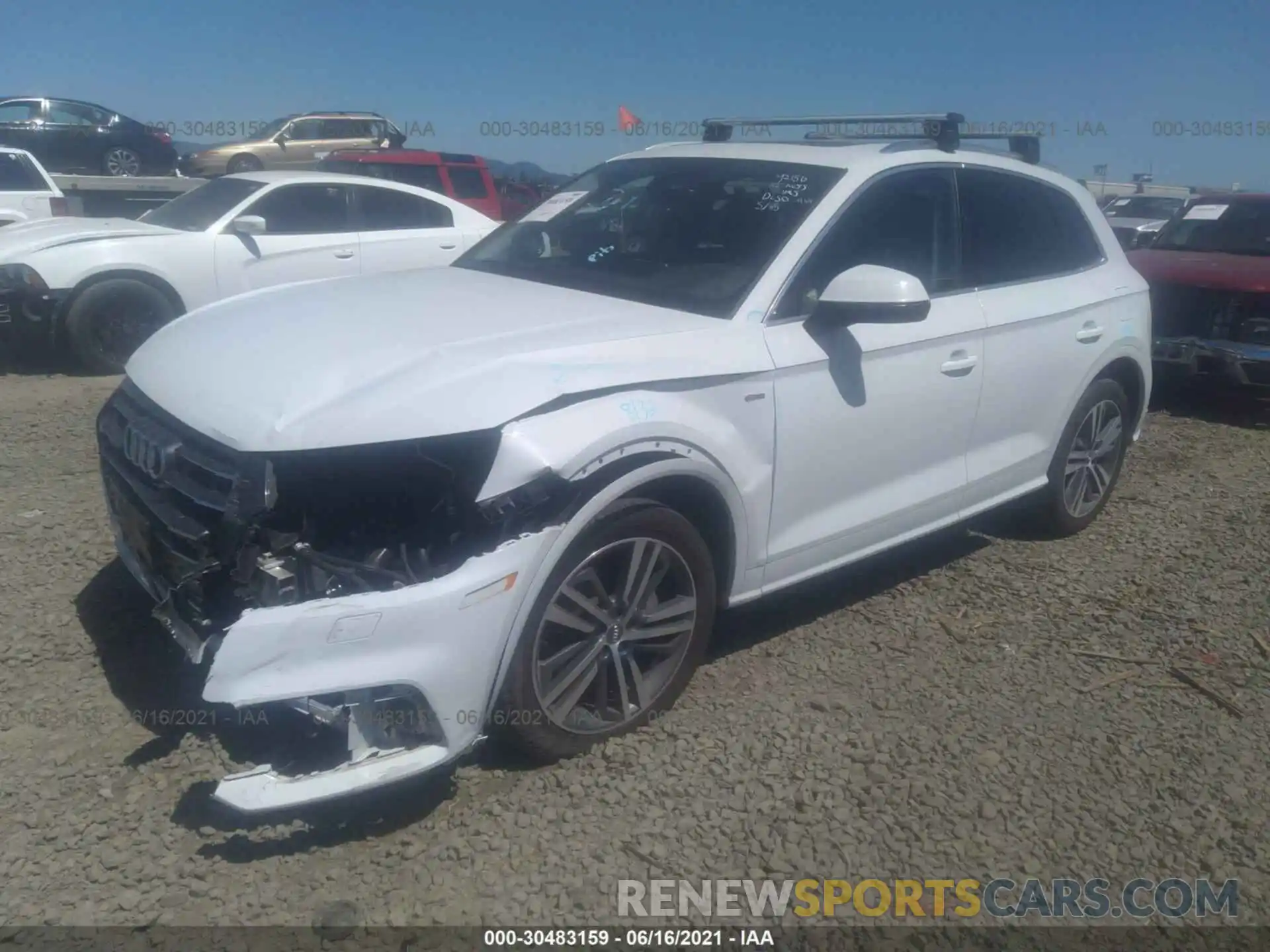 2 Photograph of a damaged car WA1E2AFYXL2049308 AUDI Q5 2020