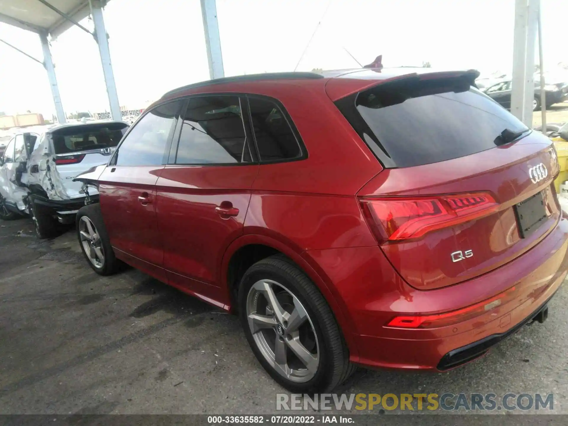 3 Photograph of a damaged car WA1ENAFY0L2074340 AUDI Q5 2020