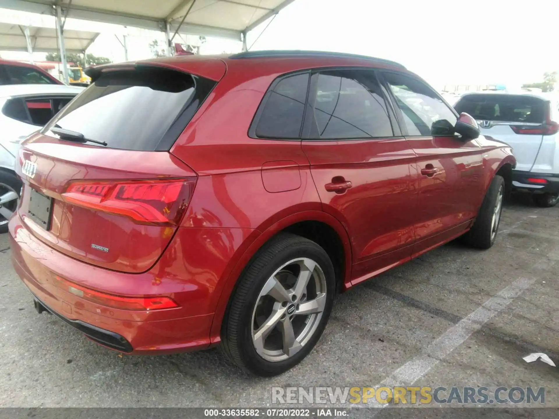 4 Photograph of a damaged car WA1ENAFY0L2074340 AUDI Q5 2020