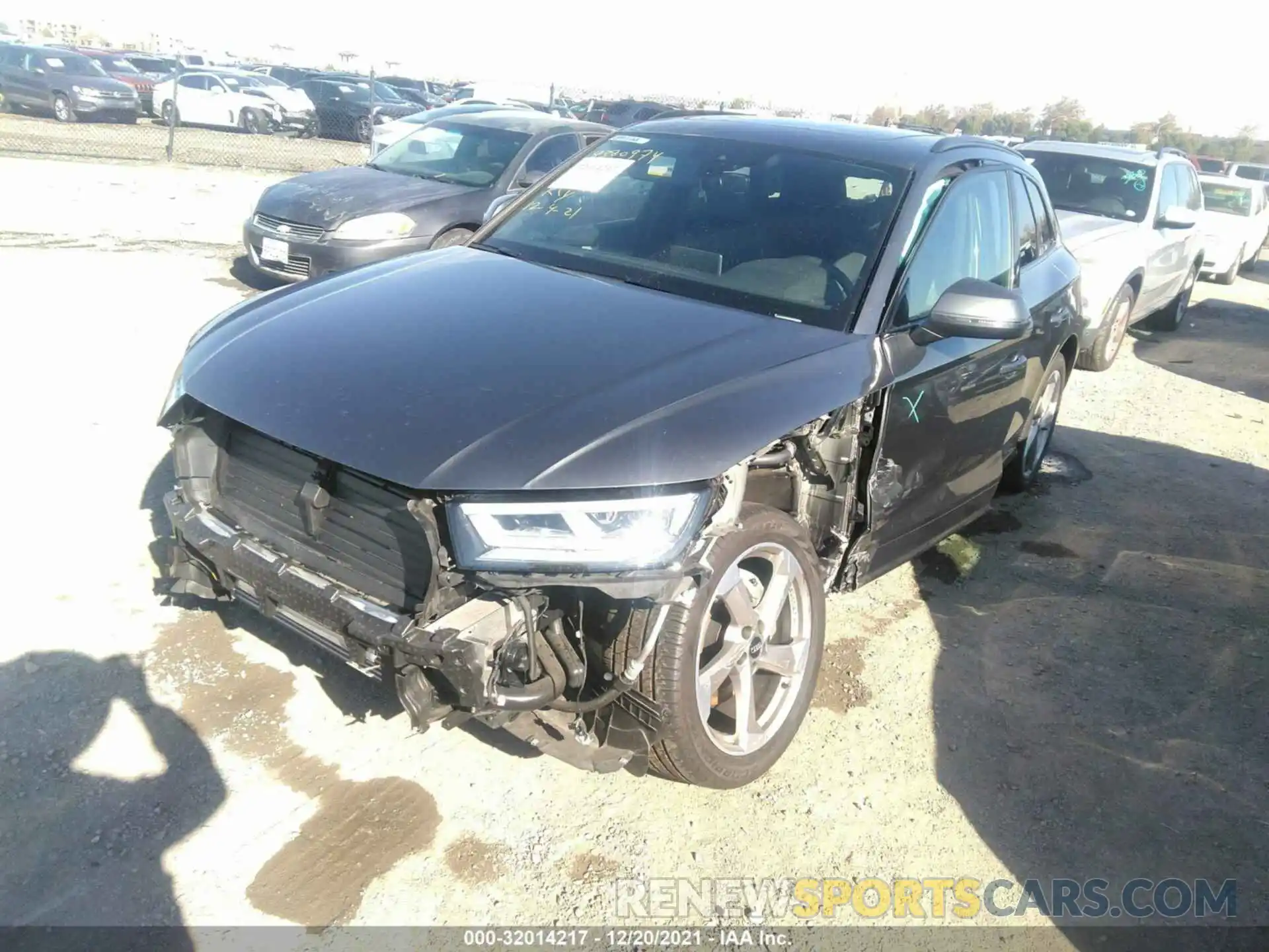 2 Фотография поврежденного автомобиля WA1ENAFY0L2104694 AUDI Q5 2020