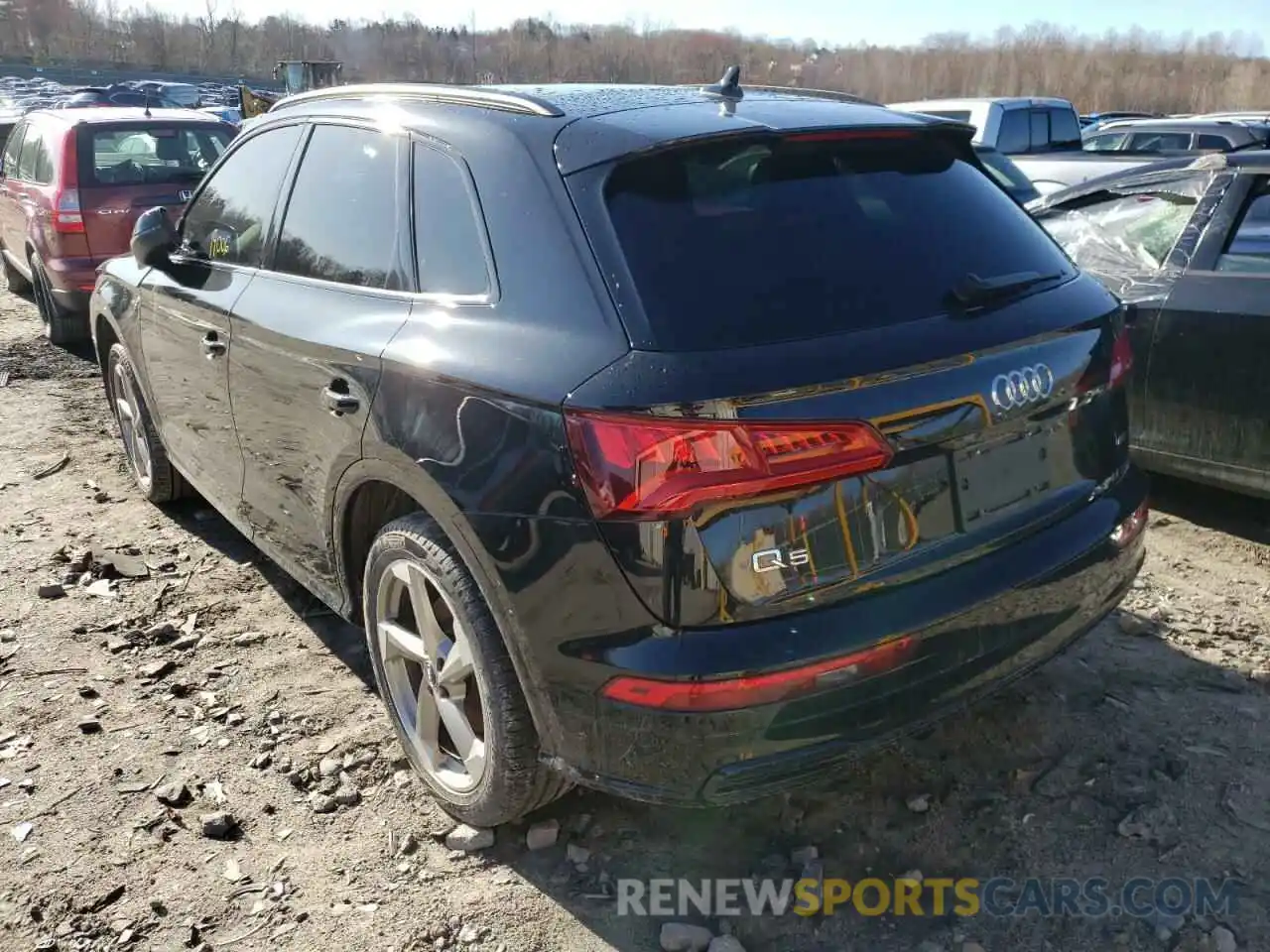 3 Фотография поврежденного автомобиля WA1ENAFY2L2094458 AUDI Q5 2020