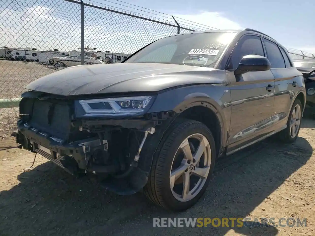 2 Photograph of a damaged car WA1ENAFY2L2122484 AUDI Q5 2020