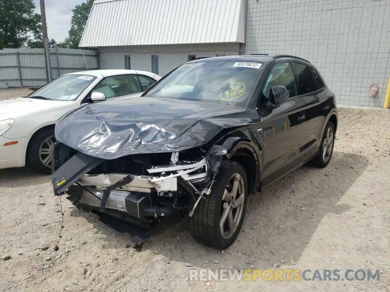 2 Фотография поврежденного автомобиля WA1ENAFY3L2106519 AUDI Q5 2020