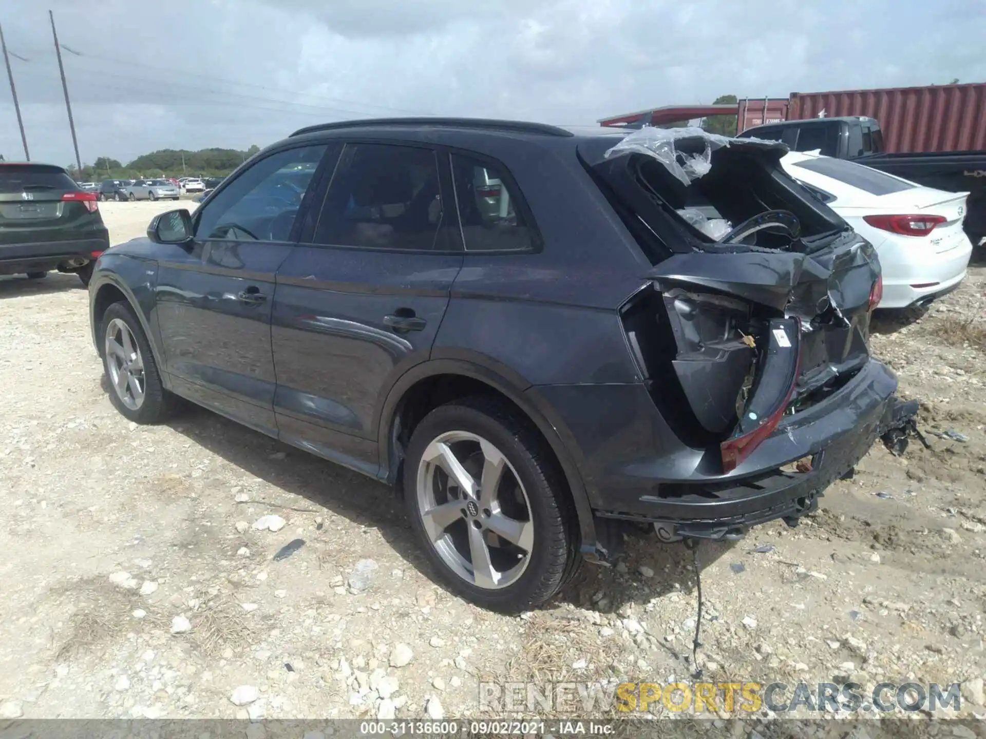 3 Фотография поврежденного автомобиля WA1ENAFY4L2100387 AUDI Q5 2020