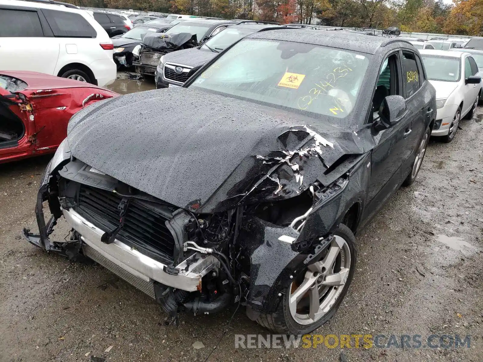 2 Photograph of a damaged car WA1ENAFY5L2122429 AUDI Q5 2020