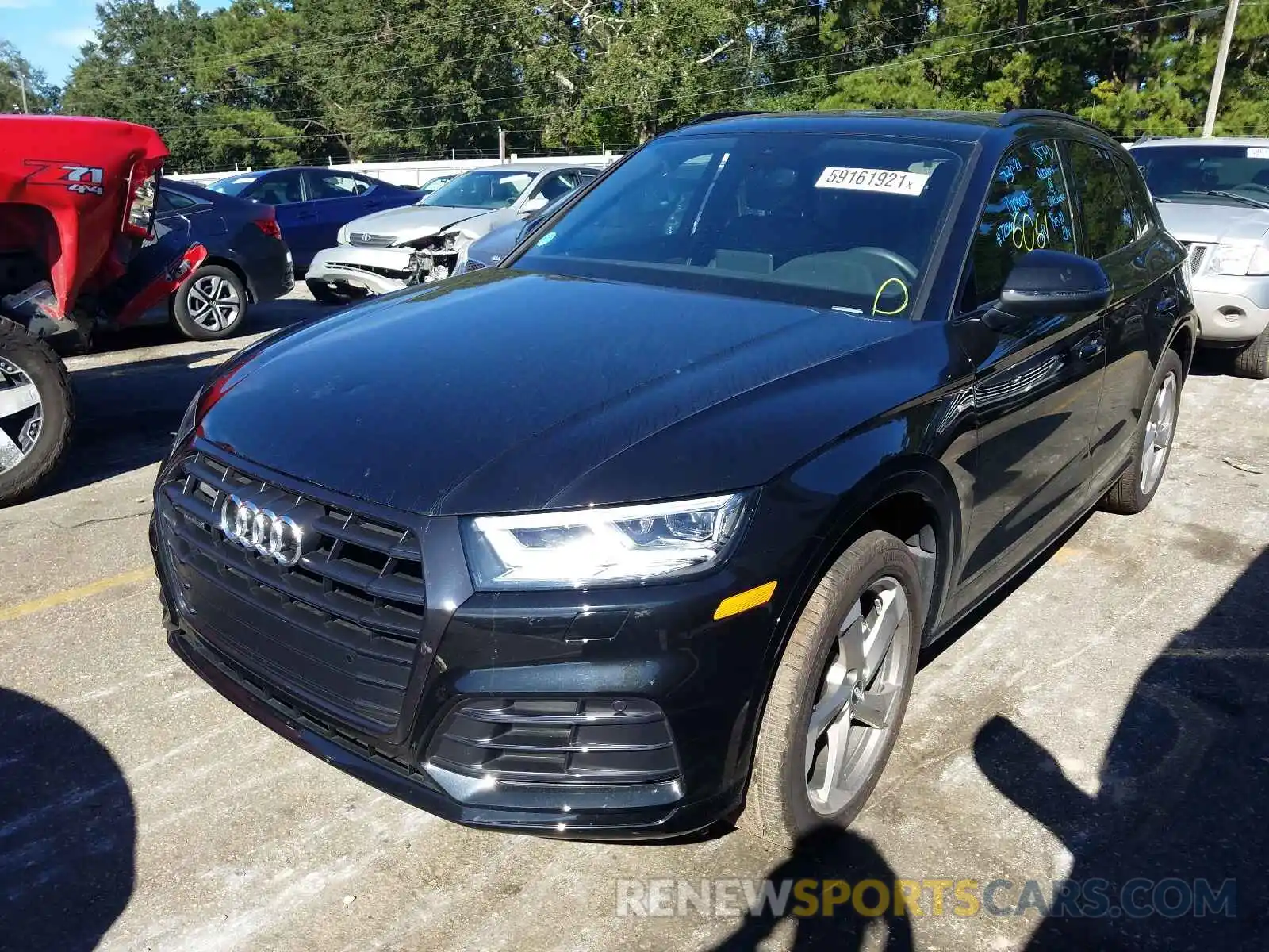 2 Photograph of a damaged car WA1ENAFY7L2102571 AUDI Q5 2020