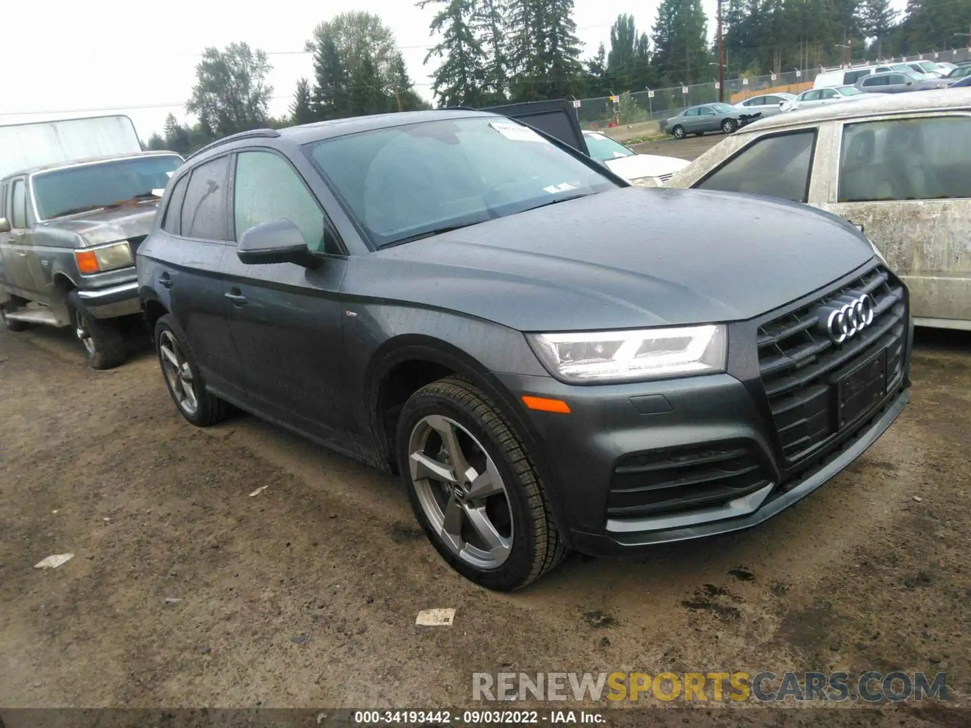 1 Фотография поврежденного автомобиля WA1ENAFYXL2100510 AUDI Q5 2020