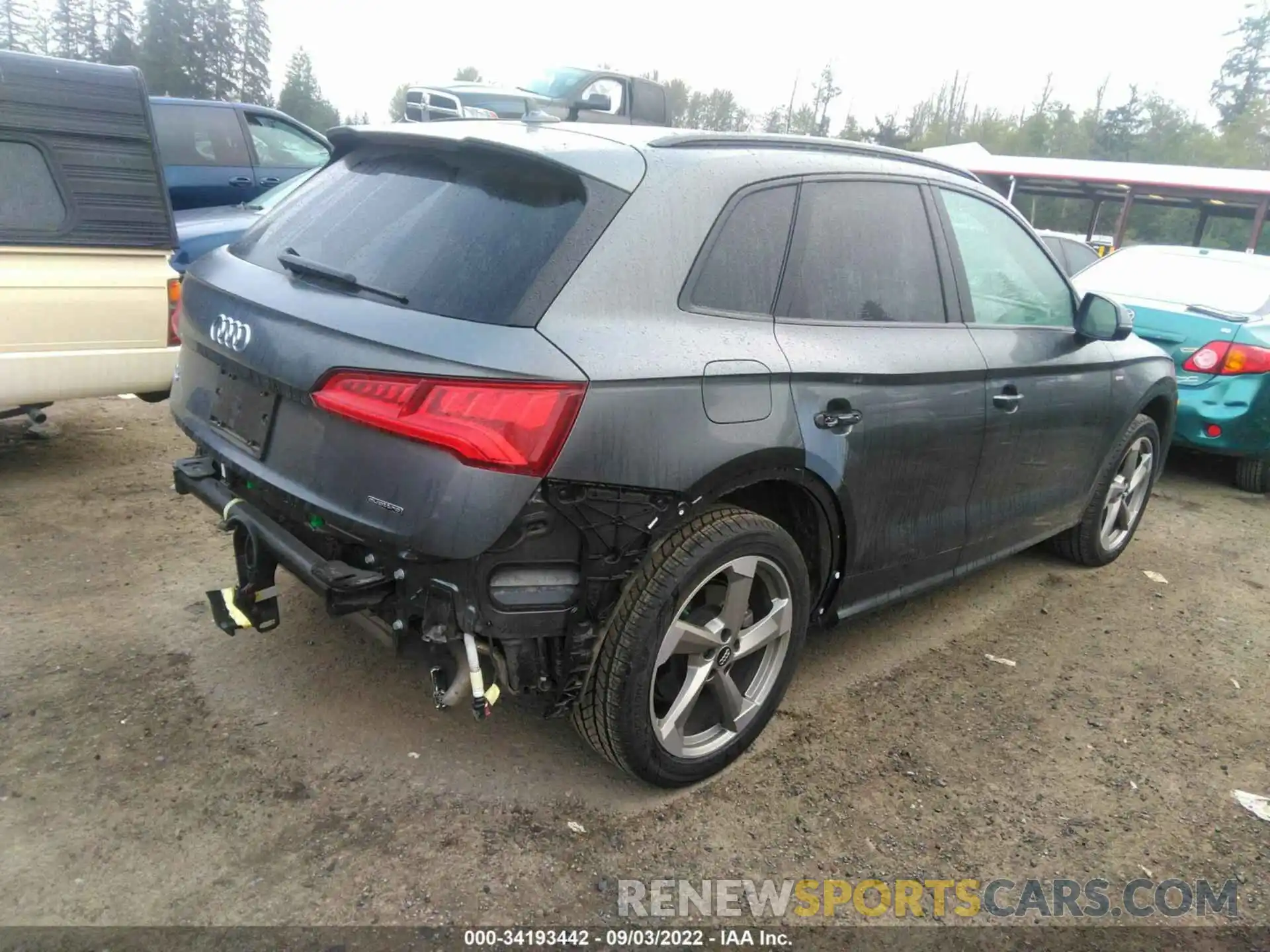 4 Фотография поврежденного автомобиля WA1ENAFYXL2100510 AUDI Q5 2020