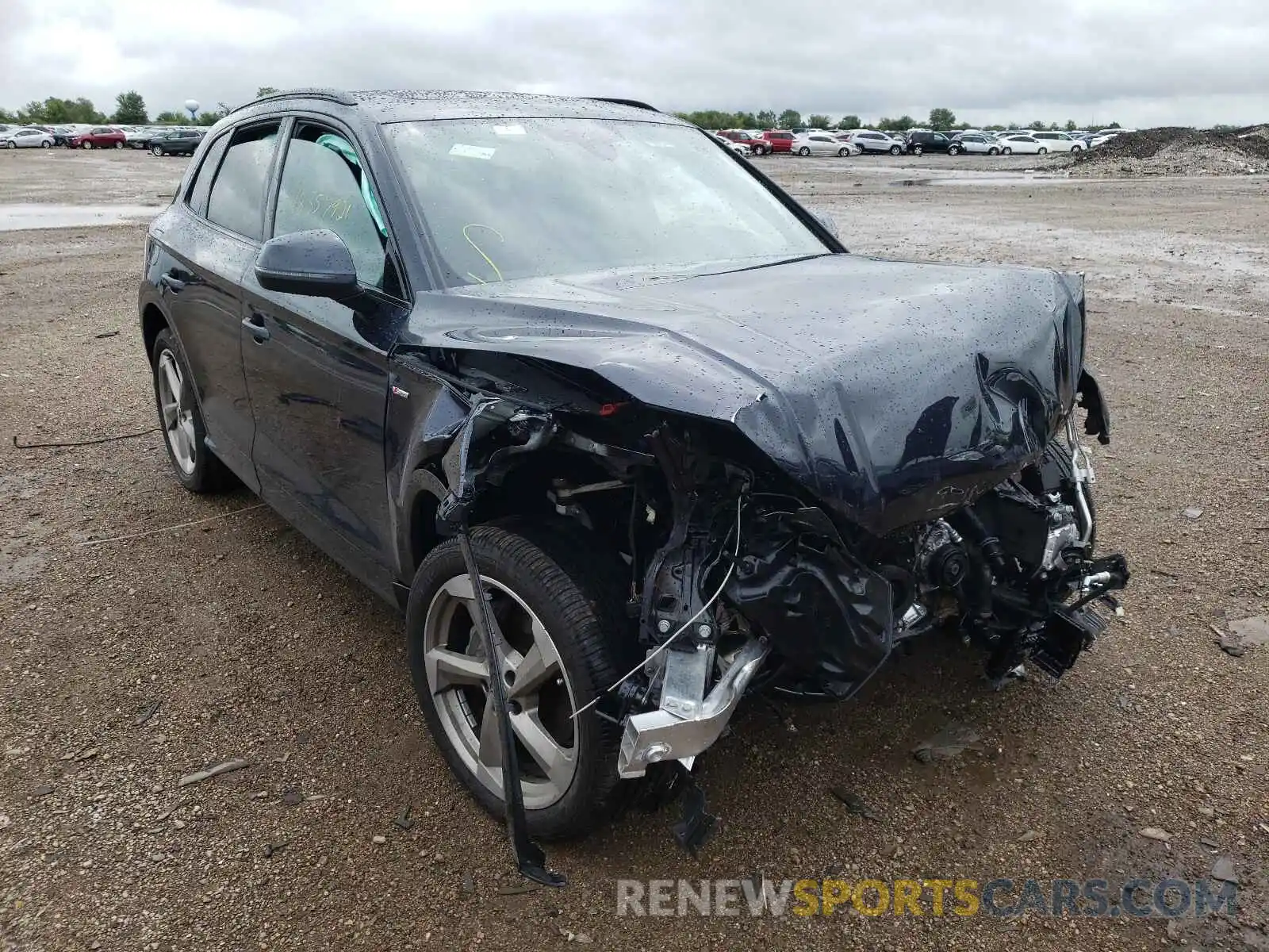 1 Photograph of a damaged car WA1ENAFYXL2101608 AUDI Q5 2020