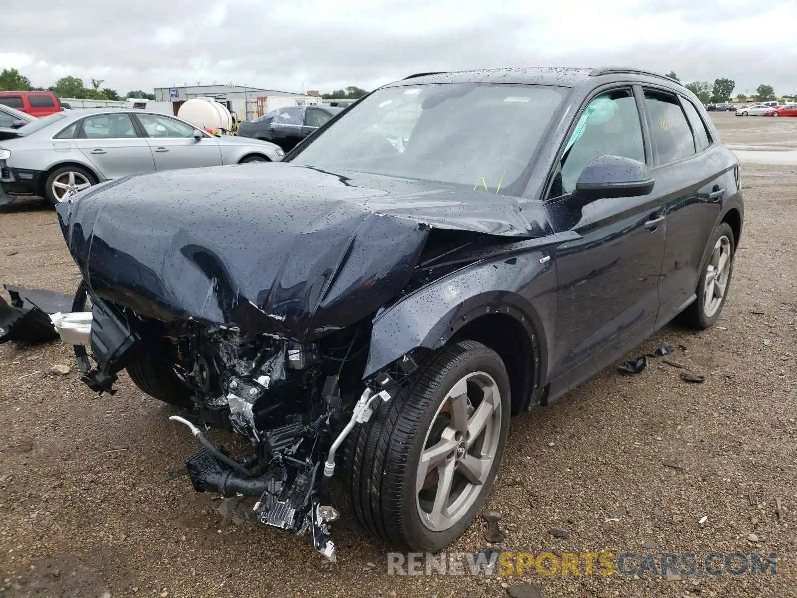 2 Photograph of a damaged car WA1ENAFYXL2101608 AUDI Q5 2020