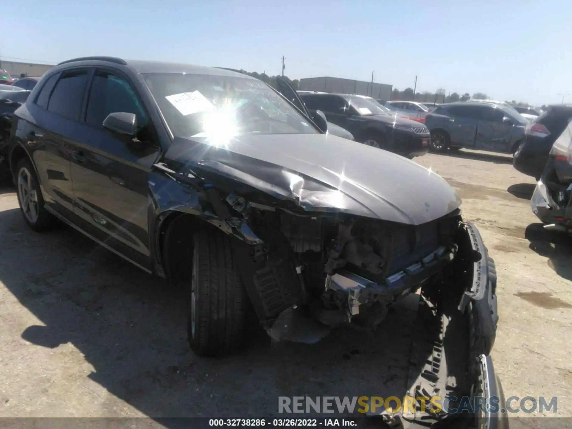 1 Photograph of a damaged car WA1ENAFYXL2112317 AUDI Q5 2020