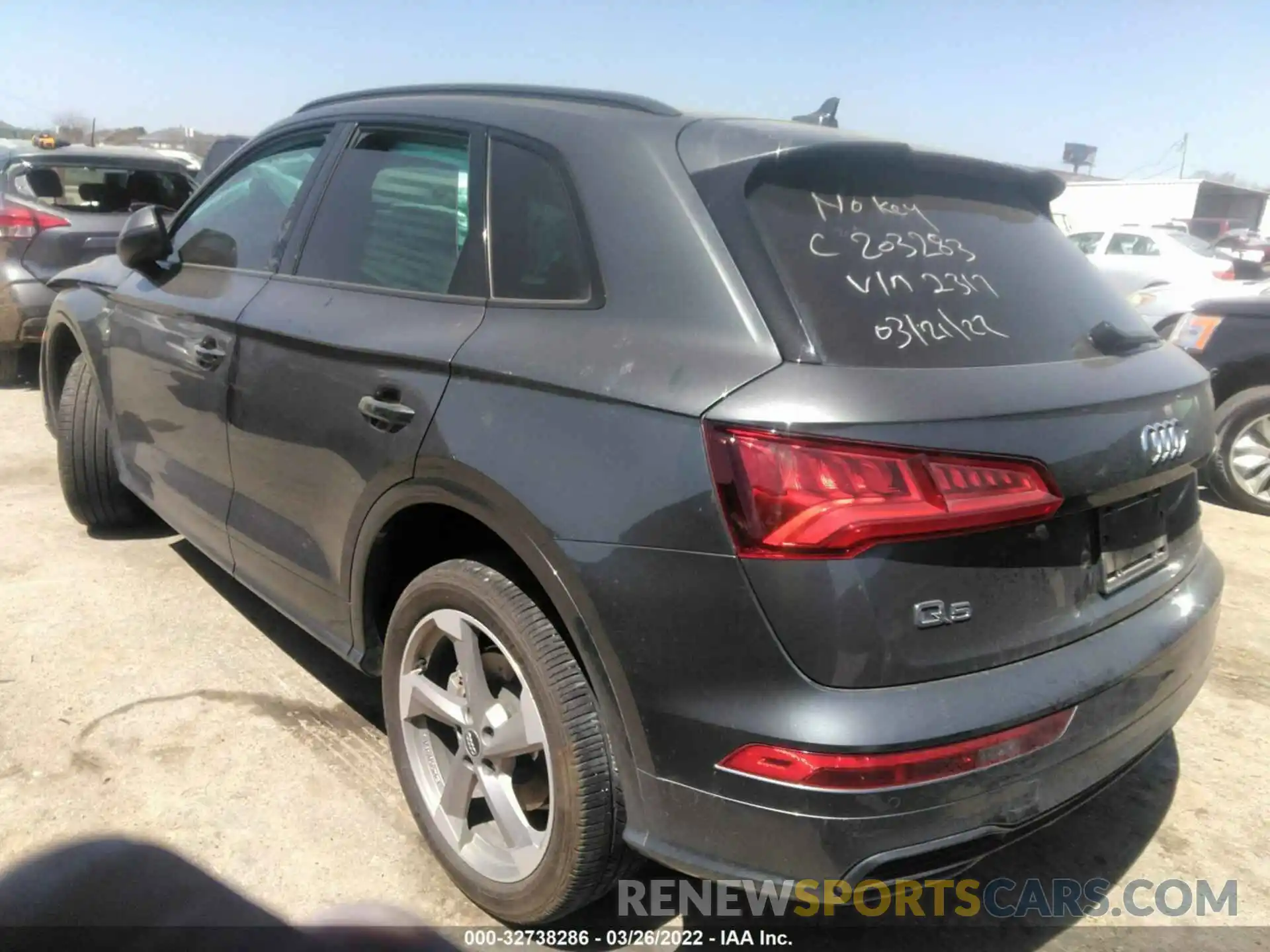 3 Photograph of a damaged car WA1ENAFYXL2112317 AUDI Q5 2020