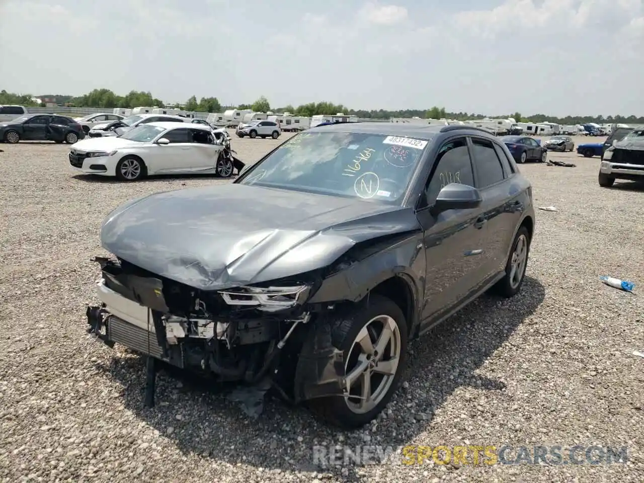 2 Фотография поврежденного автомобиля WA1ENAFYXL2116464 AUDI Q5 2020