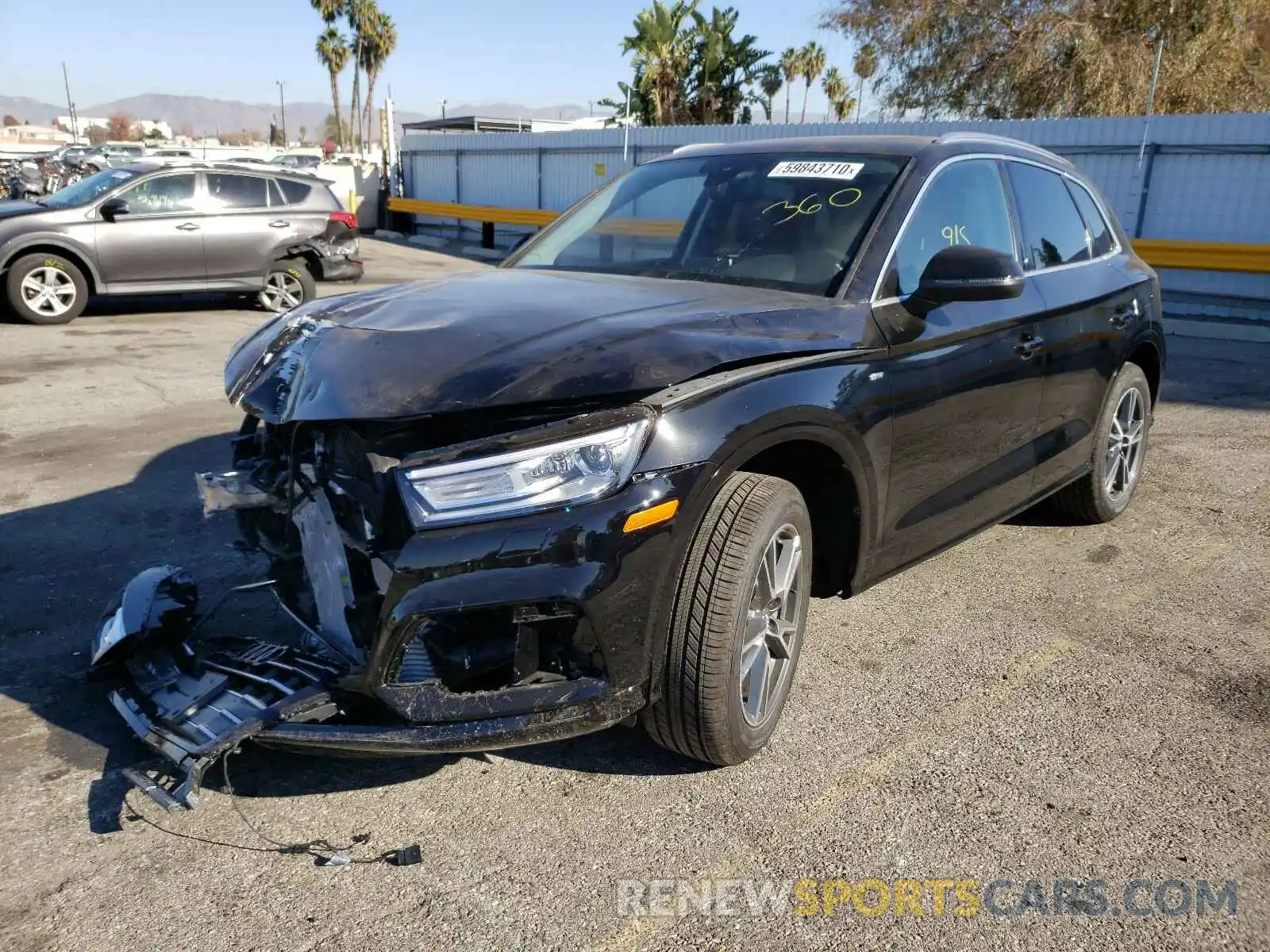 2 Photograph of a damaged car WA1G2AFY7L2064857 AUDI Q5 2020