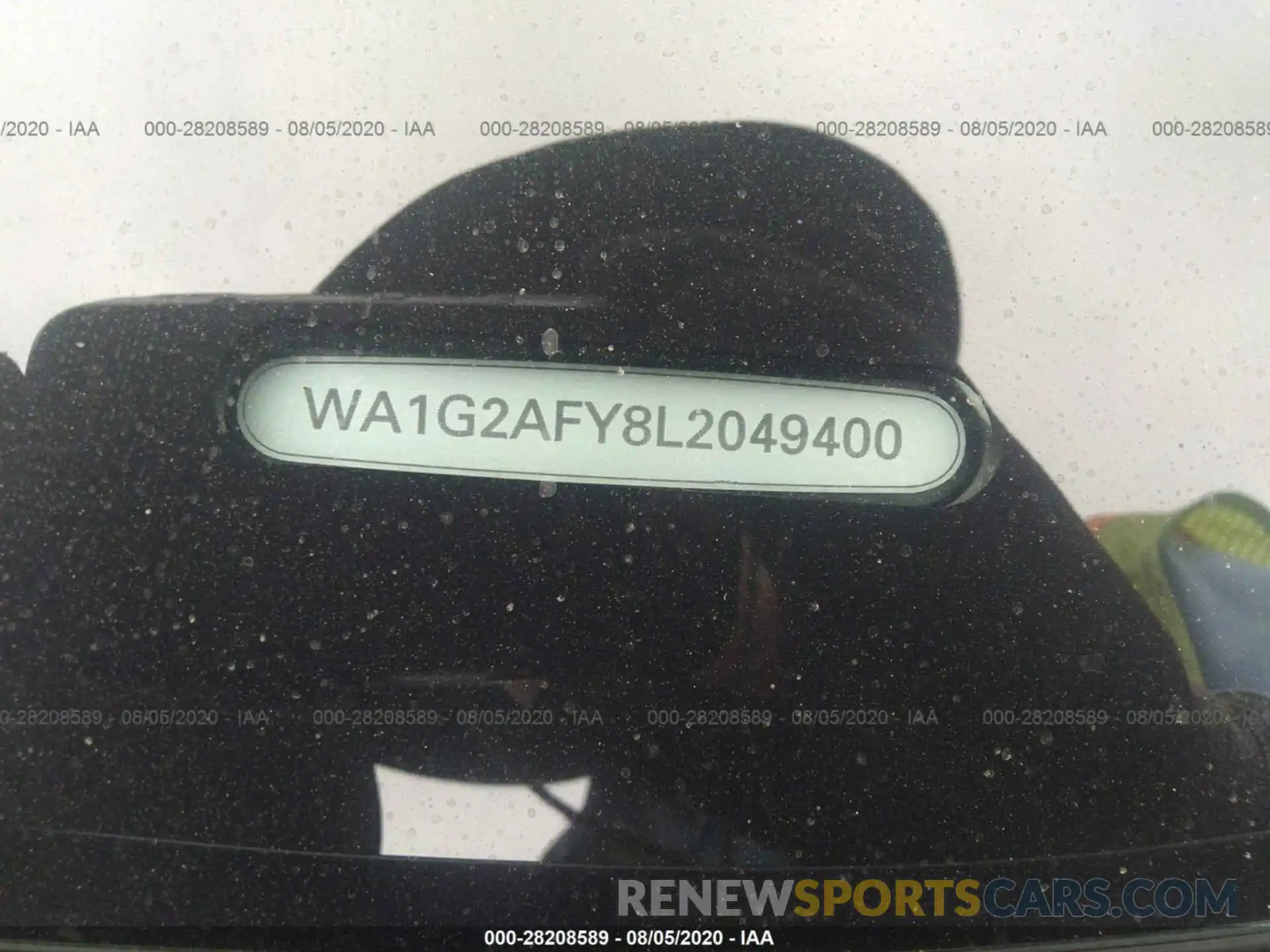 9 Фотография поврежденного автомобиля WA1G2AFY8L2049400 AUDI Q5 2020