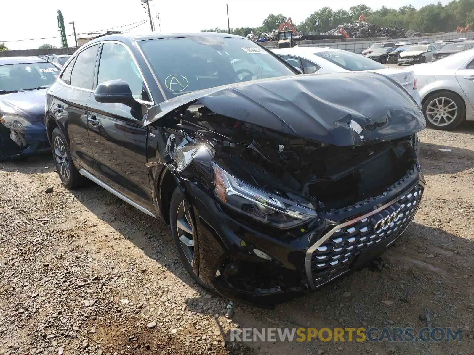 1 Photograph of a damaged car WA14AAFY8M2069136 AUDI Q5 2021