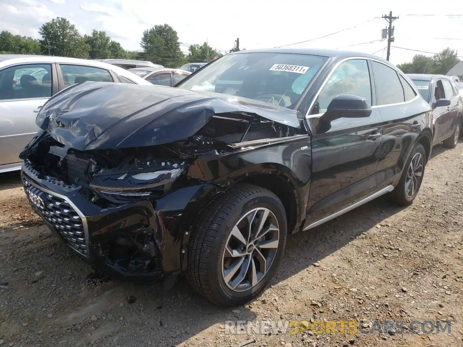 2 Photograph of a damaged car WA14AAFY8M2069136 AUDI Q5 2021