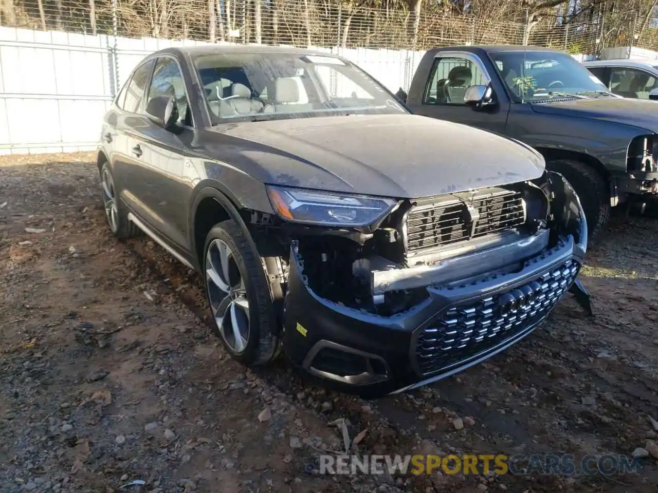 1 Photograph of a damaged car WA15AAFY8M2067987 AUDI Q5 2021