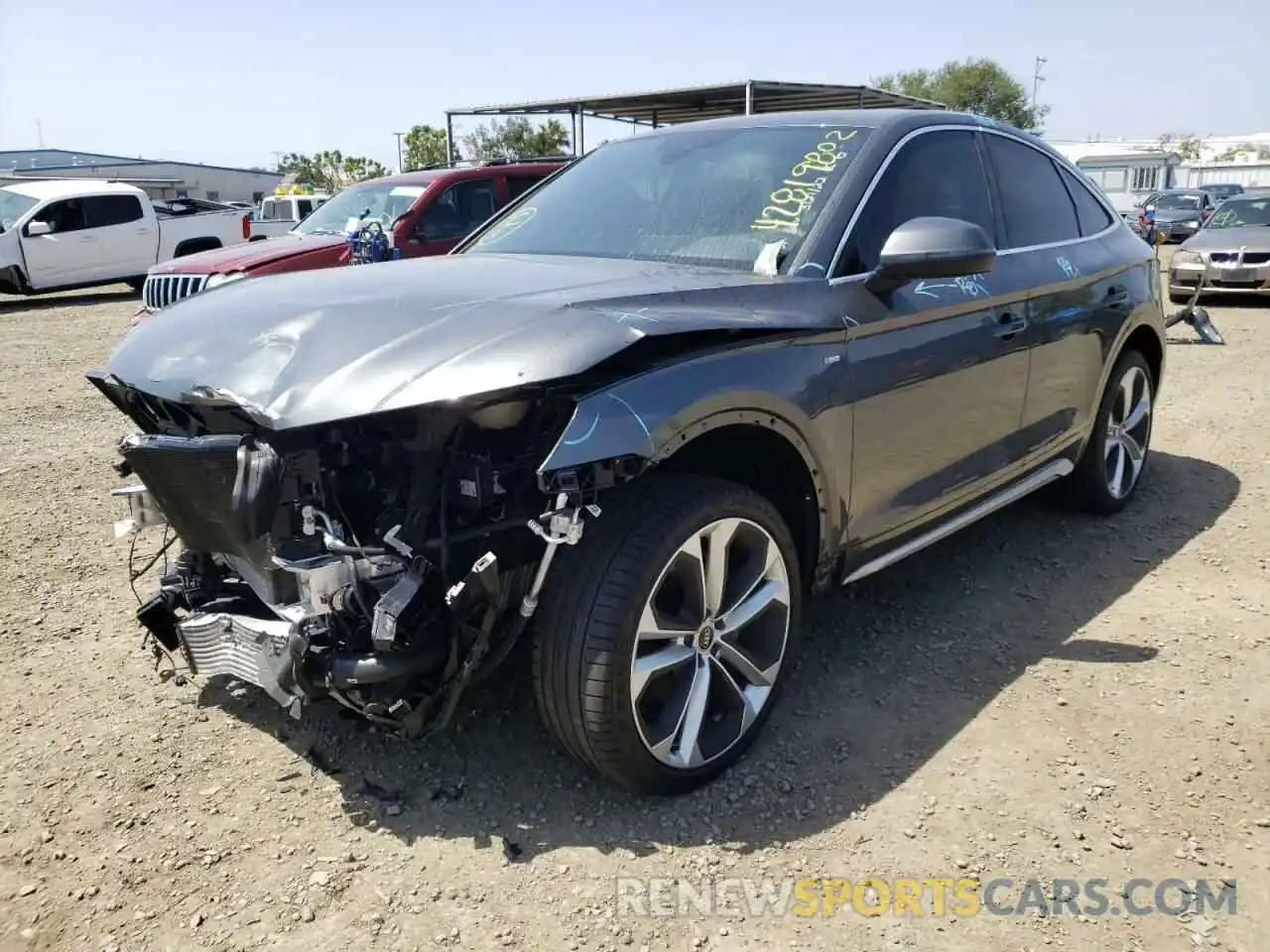 2 Photograph of a damaged car WA15AAFY8M2072980 AUDI Q5 2021