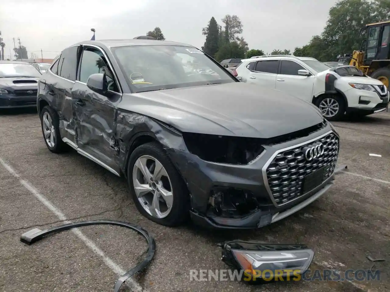 1 Photograph of a damaged car WA15AAFYXM2126702 AUDI Q5 2021