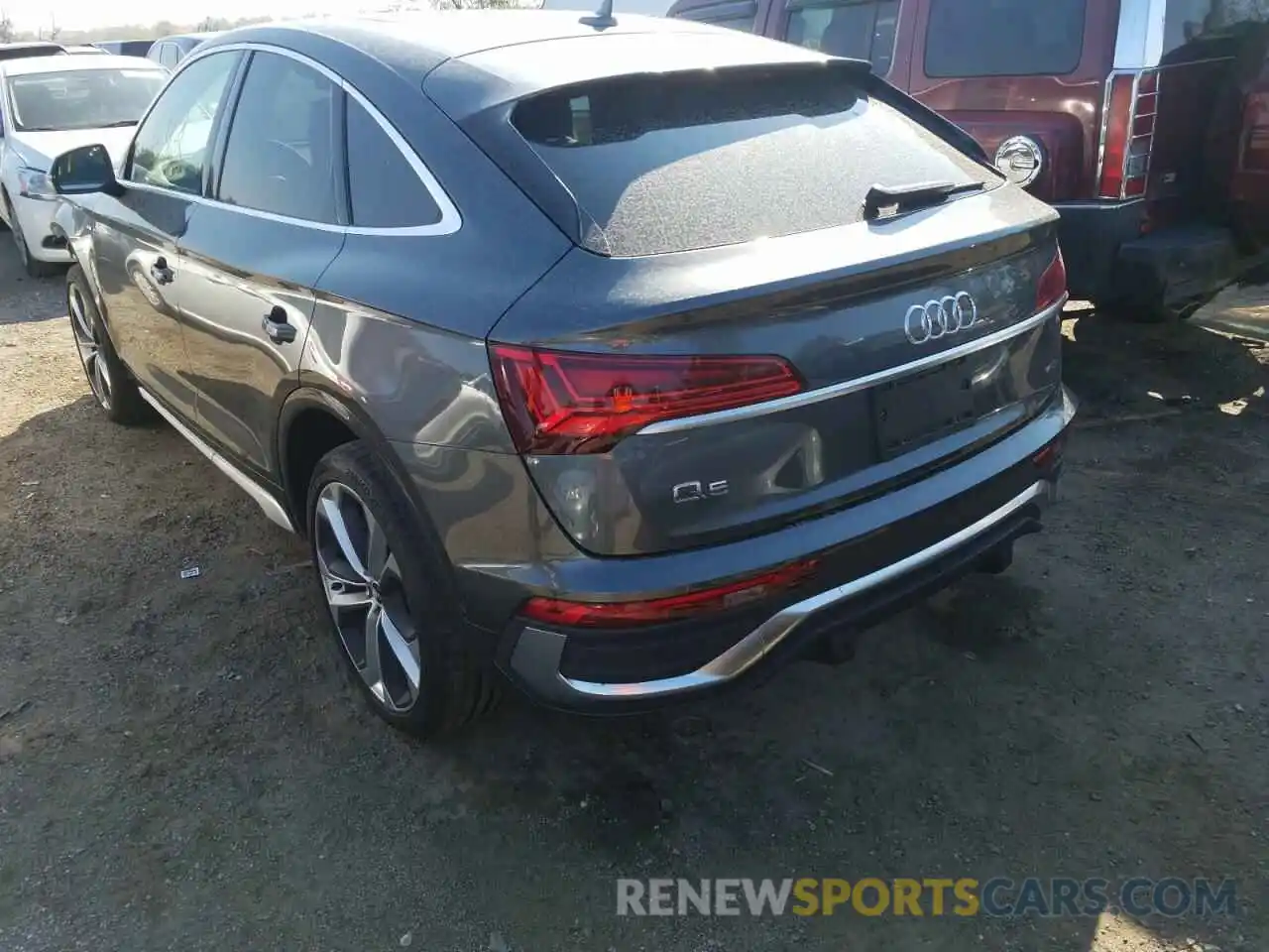 3 Фотография поврежденного автомобиля WA16ABFY2M2094810 AUDI Q5 2021