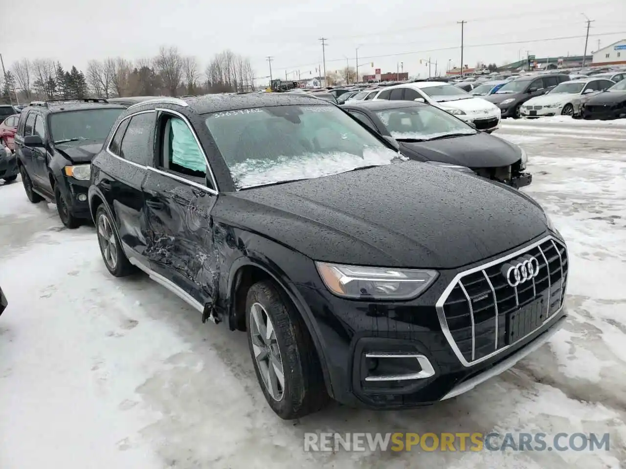 1 Photograph of a damaged car WA1AAAFY0M2002713 AUDI Q5 2021