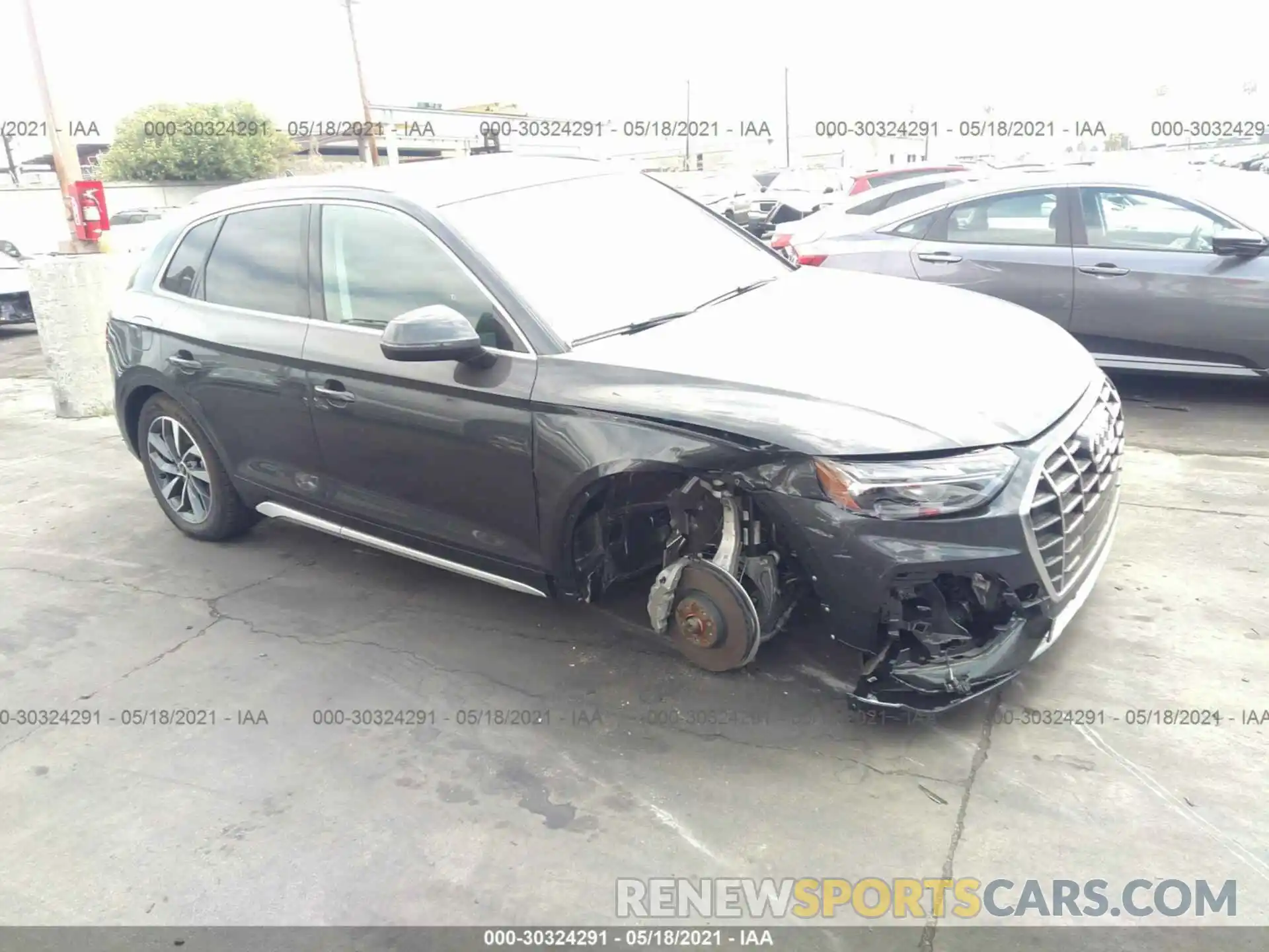 1 Photograph of a damaged car WA1AAAFY0M2027059 AUDI Q5 2021