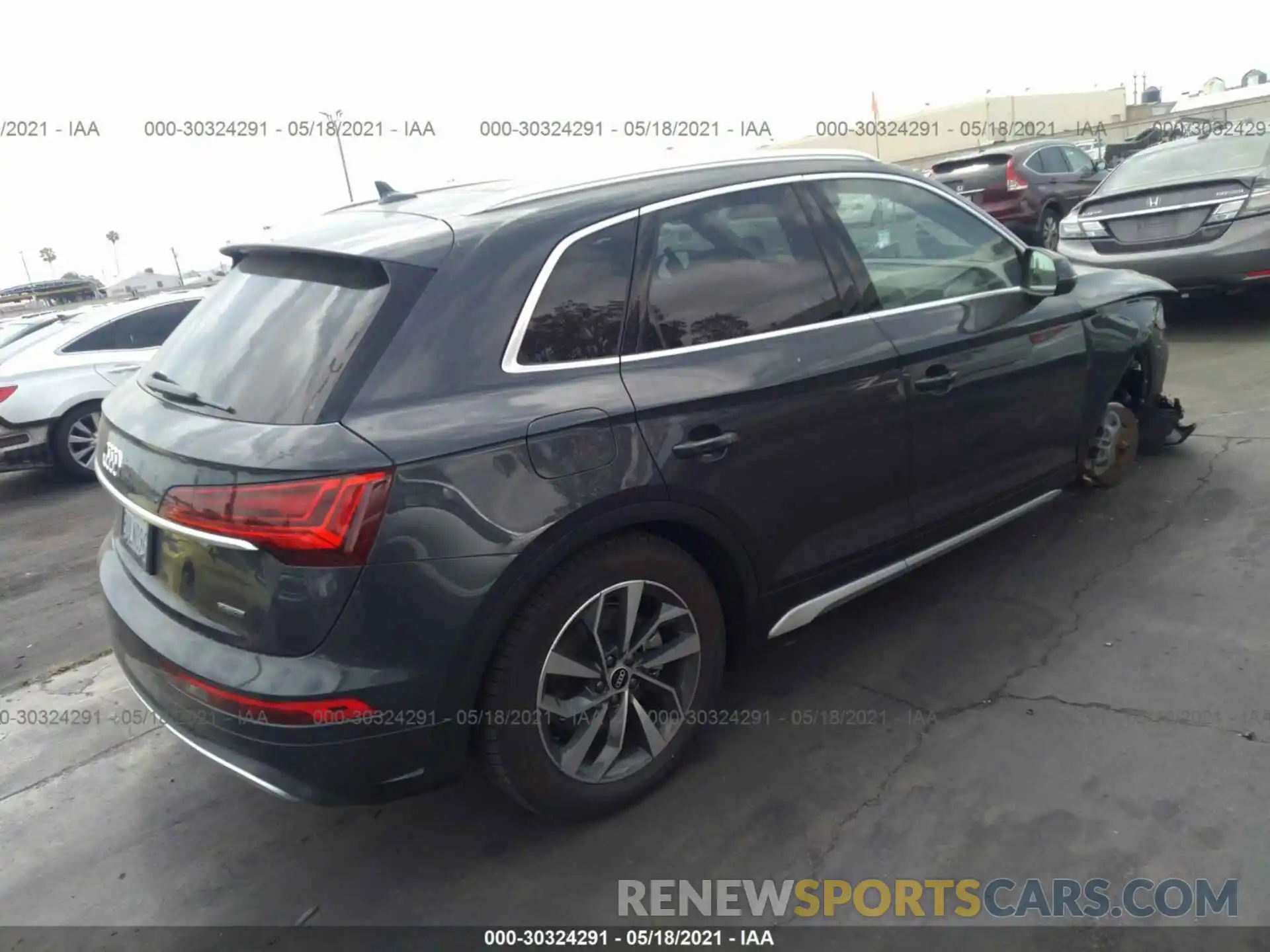 4 Фотография поврежденного автомобиля WA1AAAFY0M2027059 AUDI Q5 2021