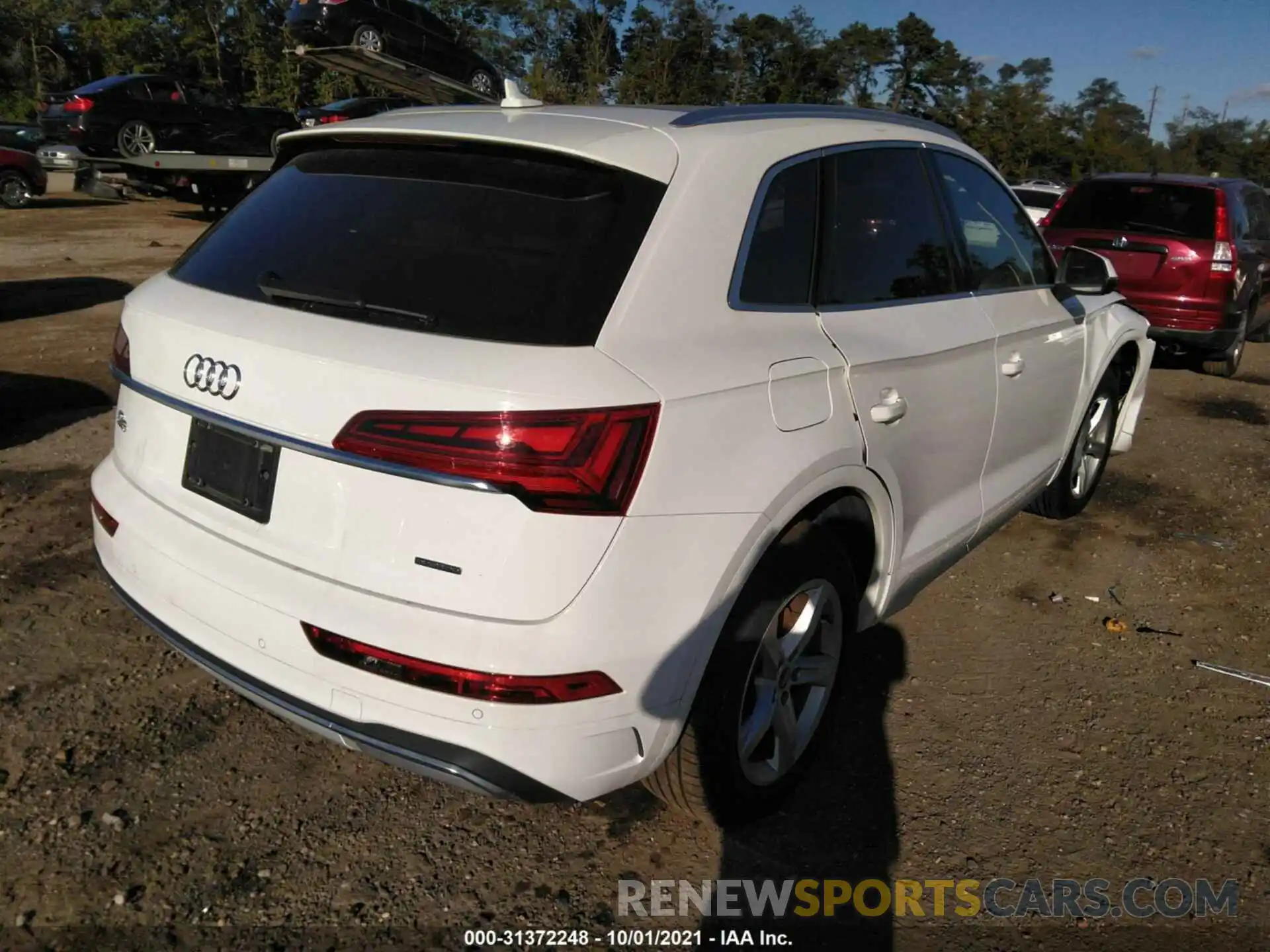 4 Фотография поврежденного автомобиля WA1AAAFY0M2032018 AUDI Q5 2021