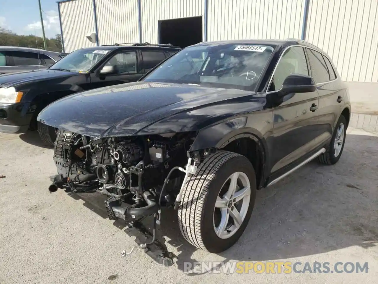 2 Фотография поврежденного автомобиля WA1AAAFY0M2089514 AUDI Q5 2021