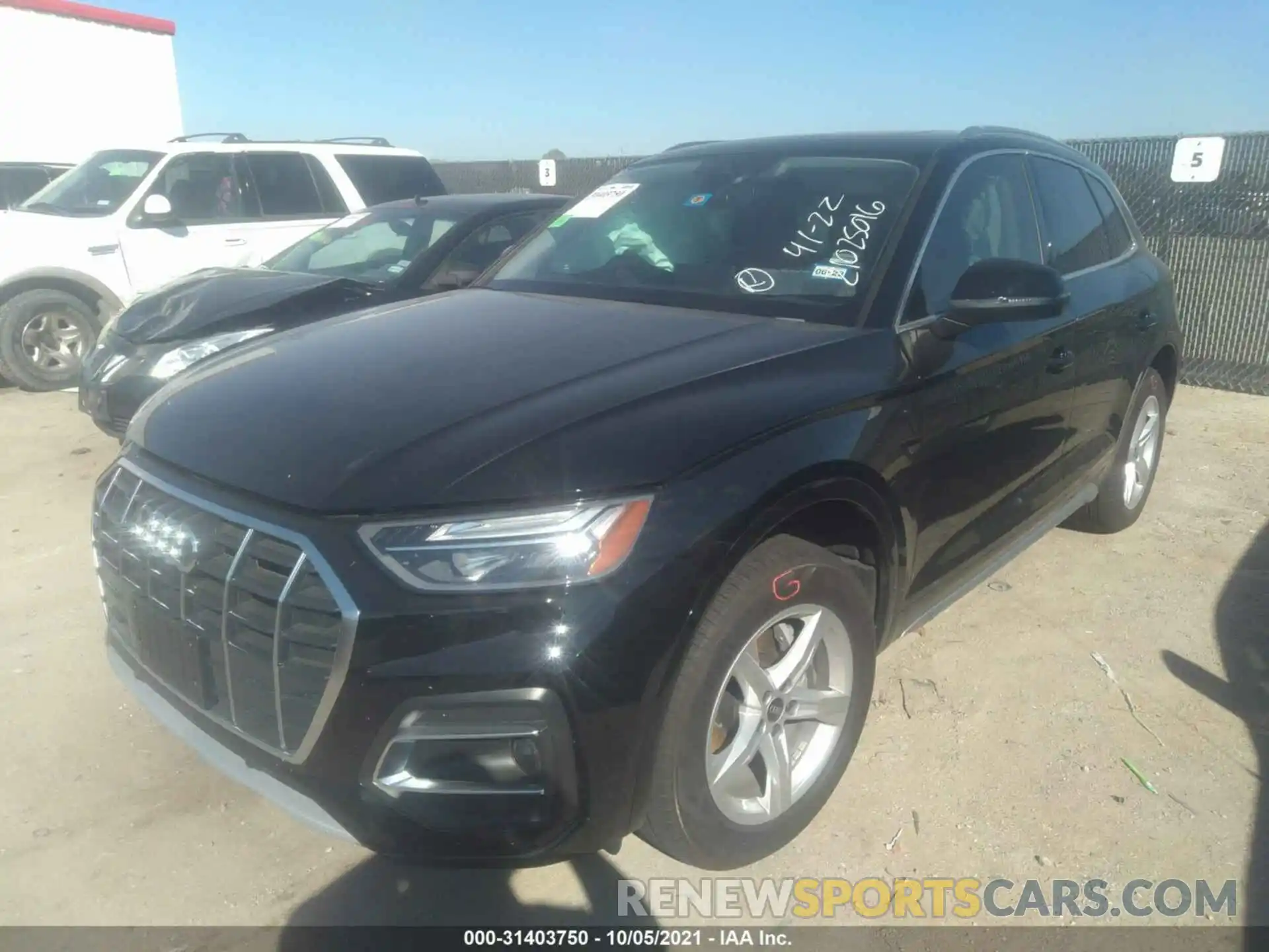 2 Photograph of a damaged car WA1AAAFY0M2091215 AUDI Q5 2021