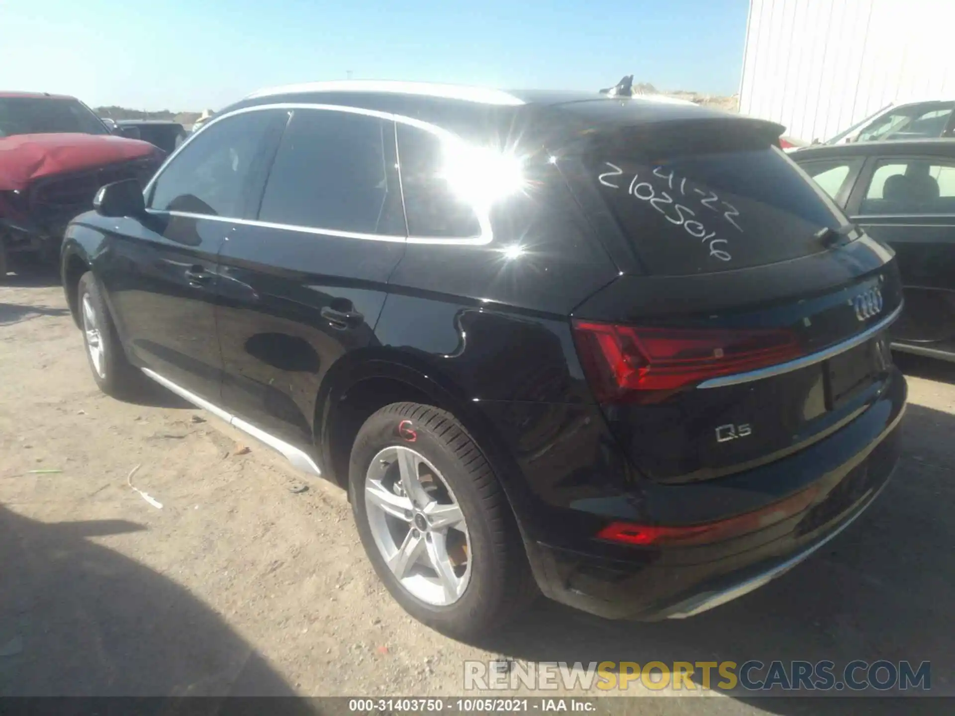 3 Фотография поврежденного автомобиля WA1AAAFY0M2091215 AUDI Q5 2021