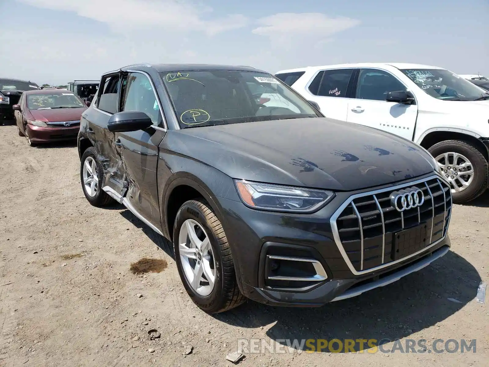 1 Фотография поврежденного автомобиля WA1AAAFY0M2123595 AUDI Q5 2021