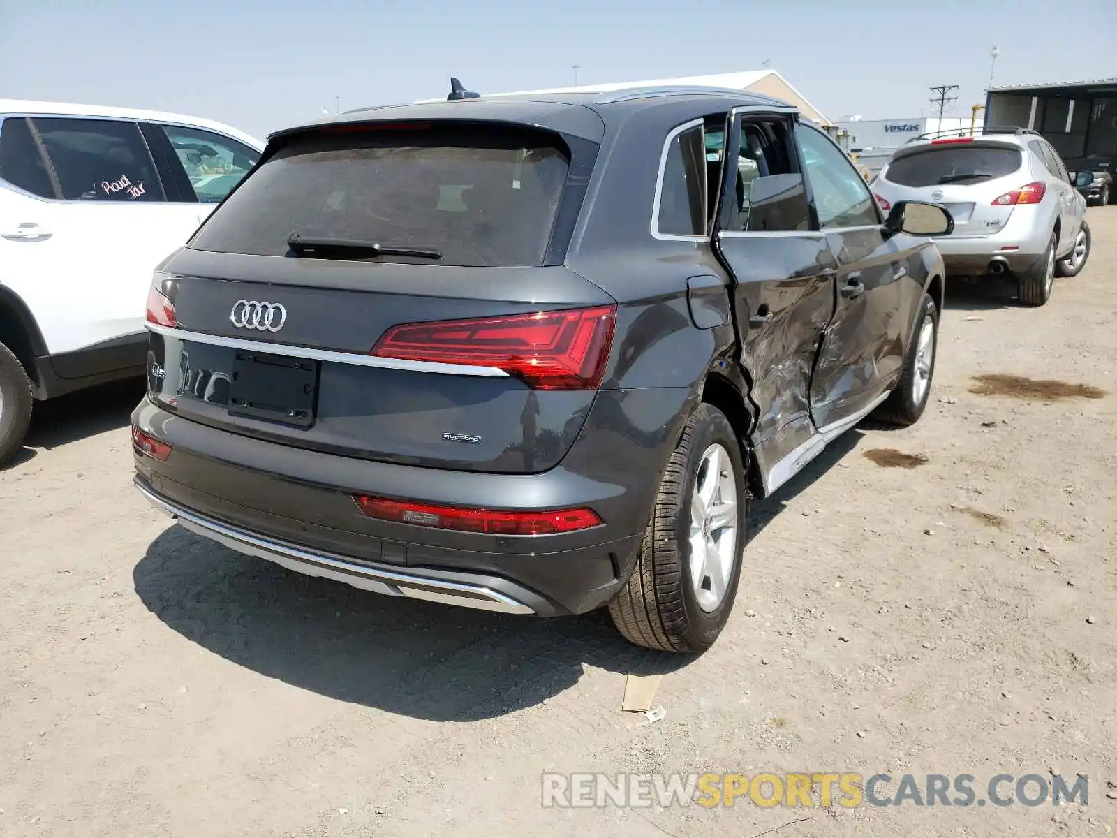 4 Фотография поврежденного автомобиля WA1AAAFY0M2123595 AUDI Q5 2021