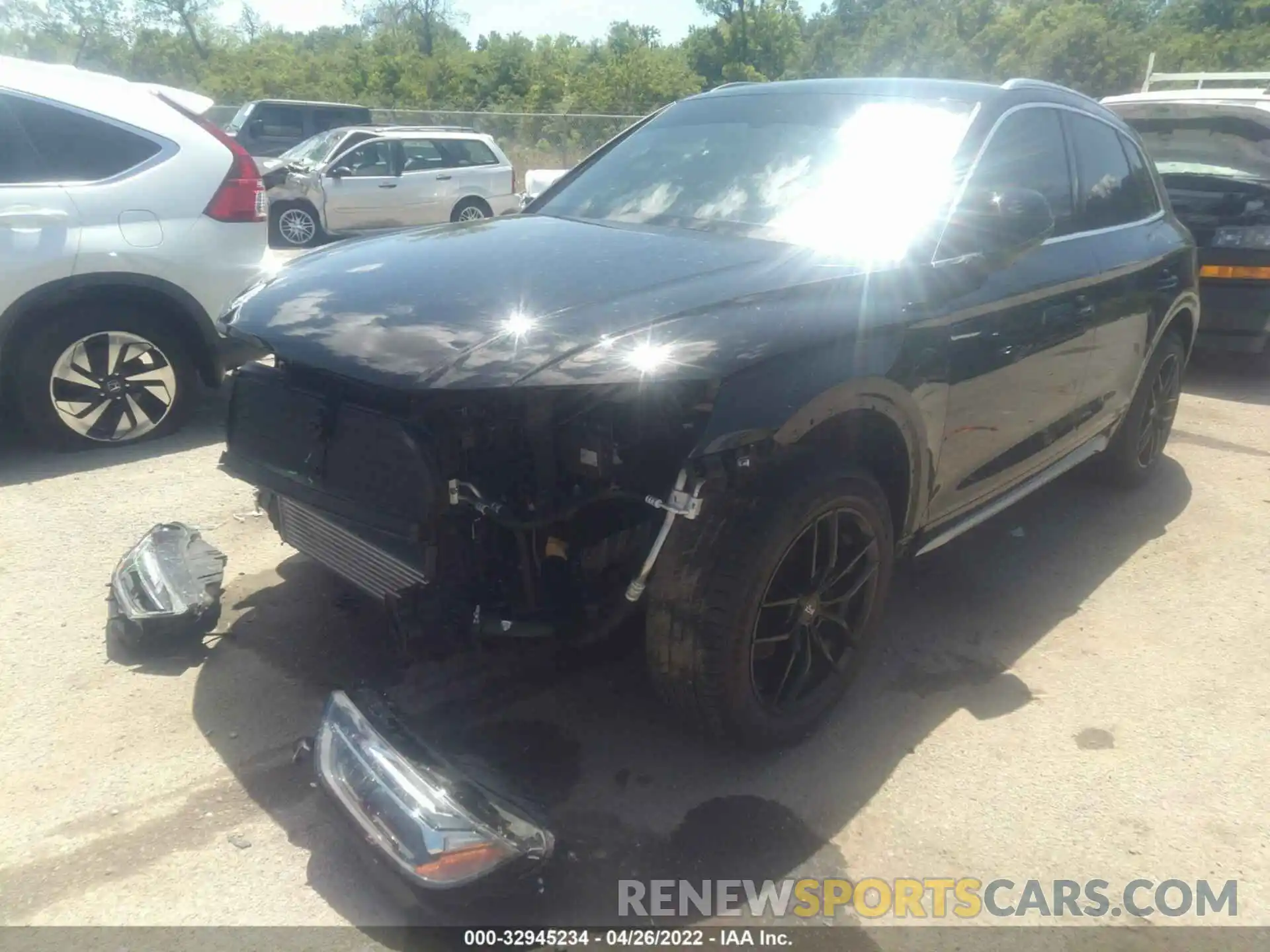 2 Photograph of a damaged car WA1AAAFY0M2133592 AUDI Q5 2021