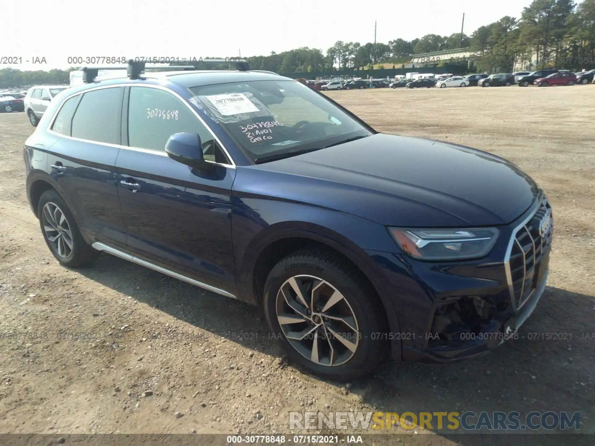 1 Photograph of a damaged car WA1AAAFY1M2007614 AUDI Q5 2021