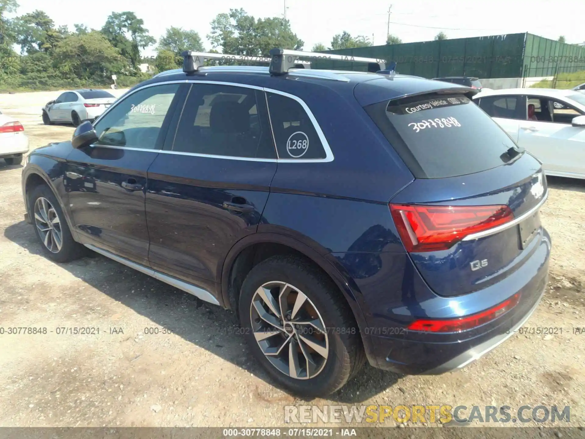 3 Фотография поврежденного автомобиля WA1AAAFY1M2007614 AUDI Q5 2021