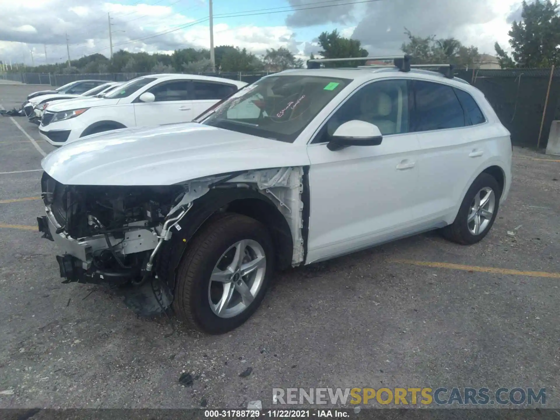 2 Photograph of a damaged car WA1AAAFY1M2050995 AUDI Q5 2021