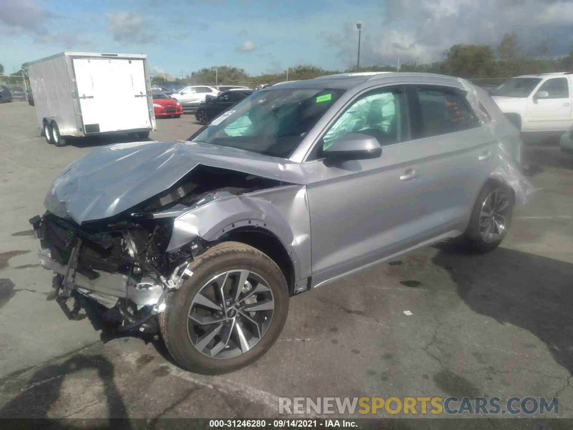 2 Photograph of a damaged car WA1AAAFY1M2101802 AUDI Q5 2021