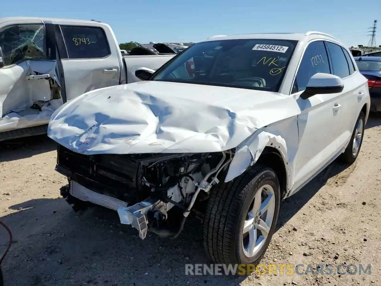 2 Photograph of a damaged car WA1AAAFY1M2116557 AUDI Q5 2021