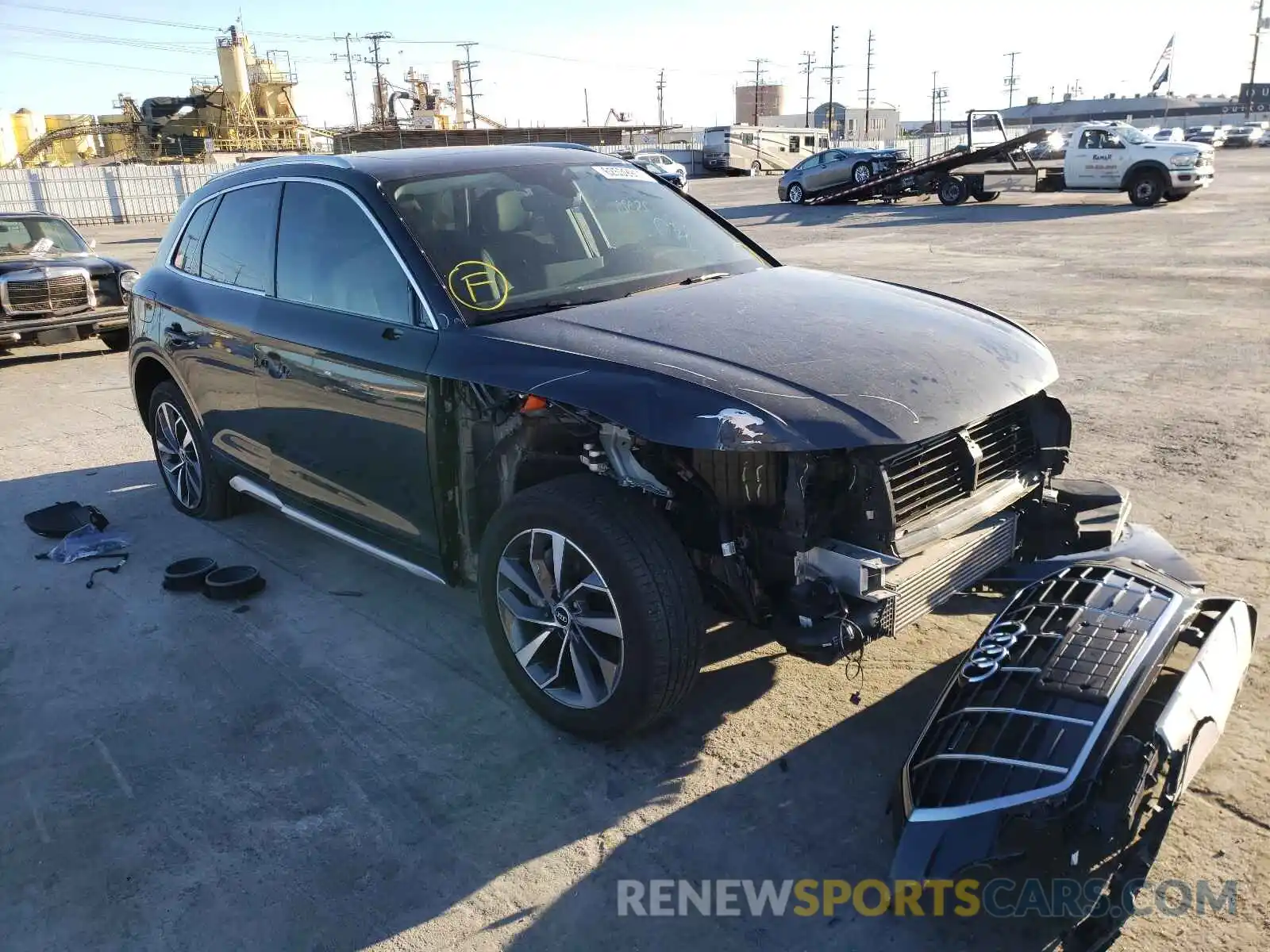 1 Photograph of a damaged car WA1AAAFY2M2014331 AUDI Q5 2021