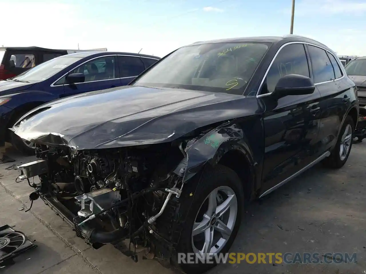 2 Photograph of a damaged car WA1AAAFY2M2106040 AUDI Q5 2021