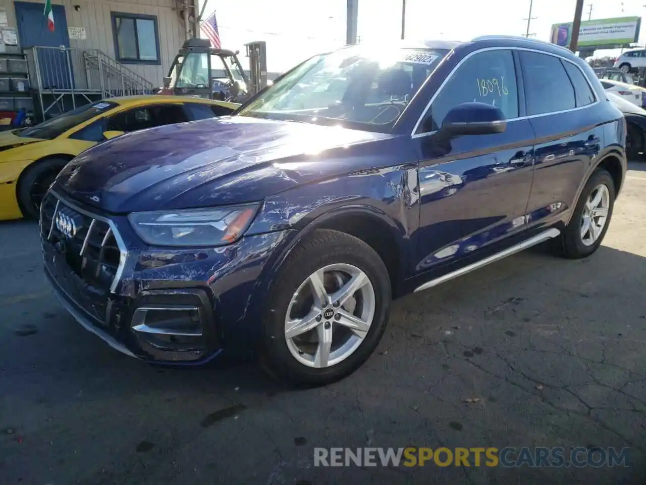 2 Фотография поврежденного автомобиля WA1AAAFY2M2127468 AUDI Q5 2021