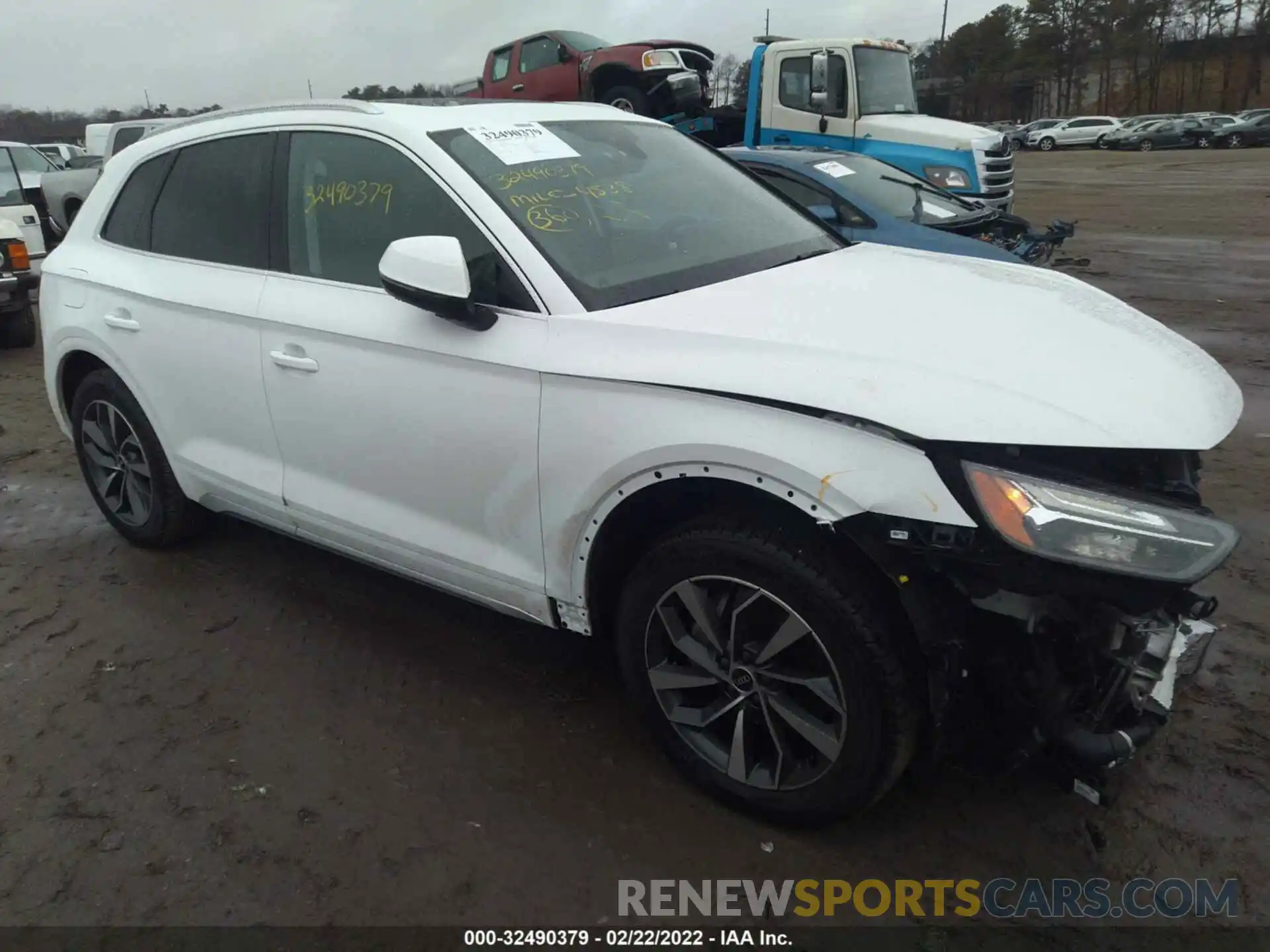 1 Photograph of a damaged car WA1AAAFY2M2138342 AUDI Q5 2021