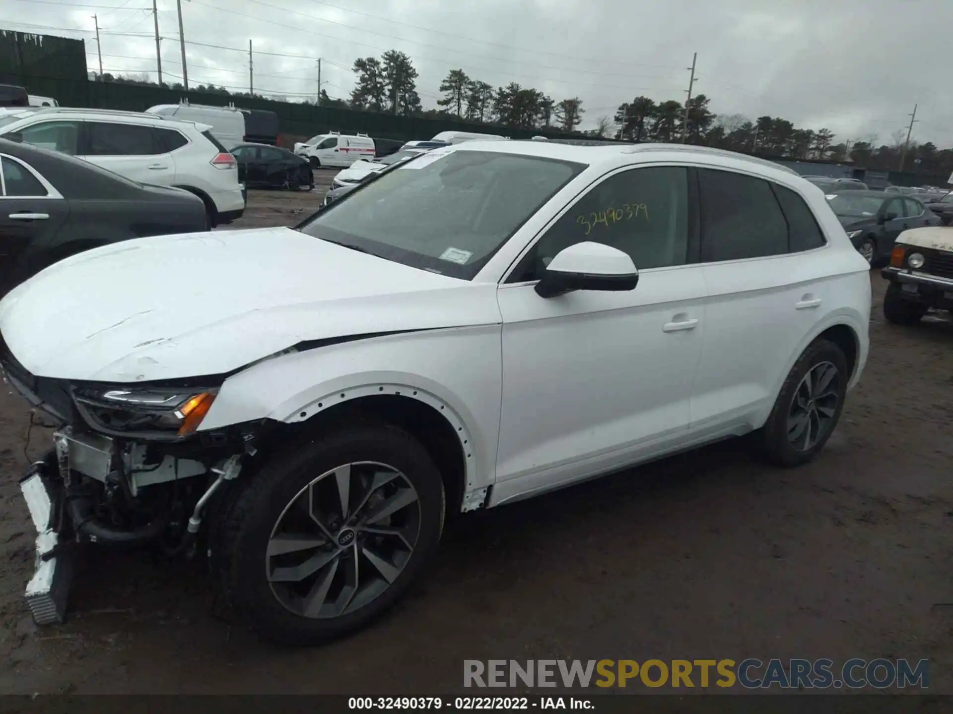 2 Photograph of a damaged car WA1AAAFY2M2138342 AUDI Q5 2021