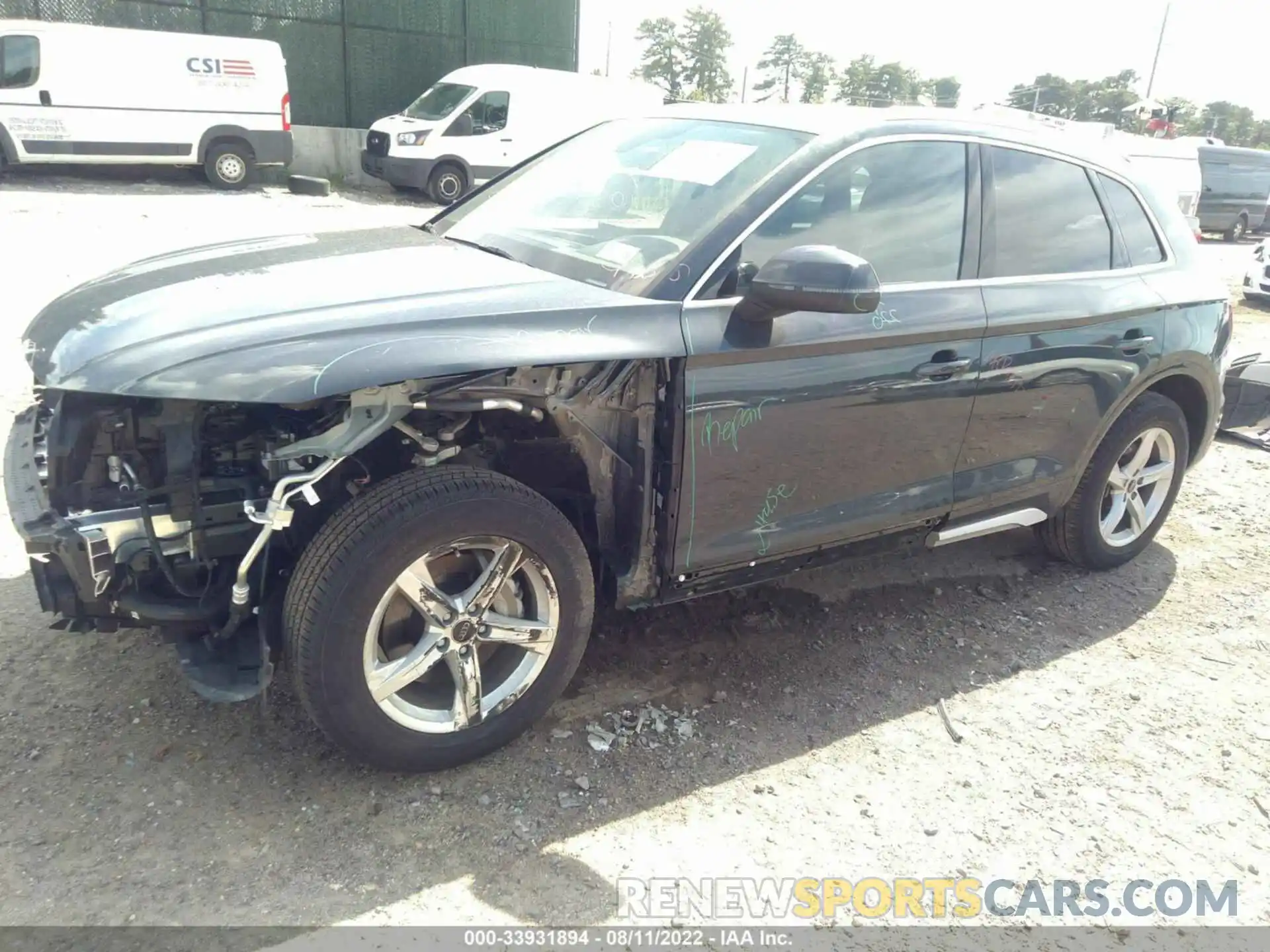 2 Photograph of a damaged car WA1AAAFY3M2014824 AUDI Q5 2021