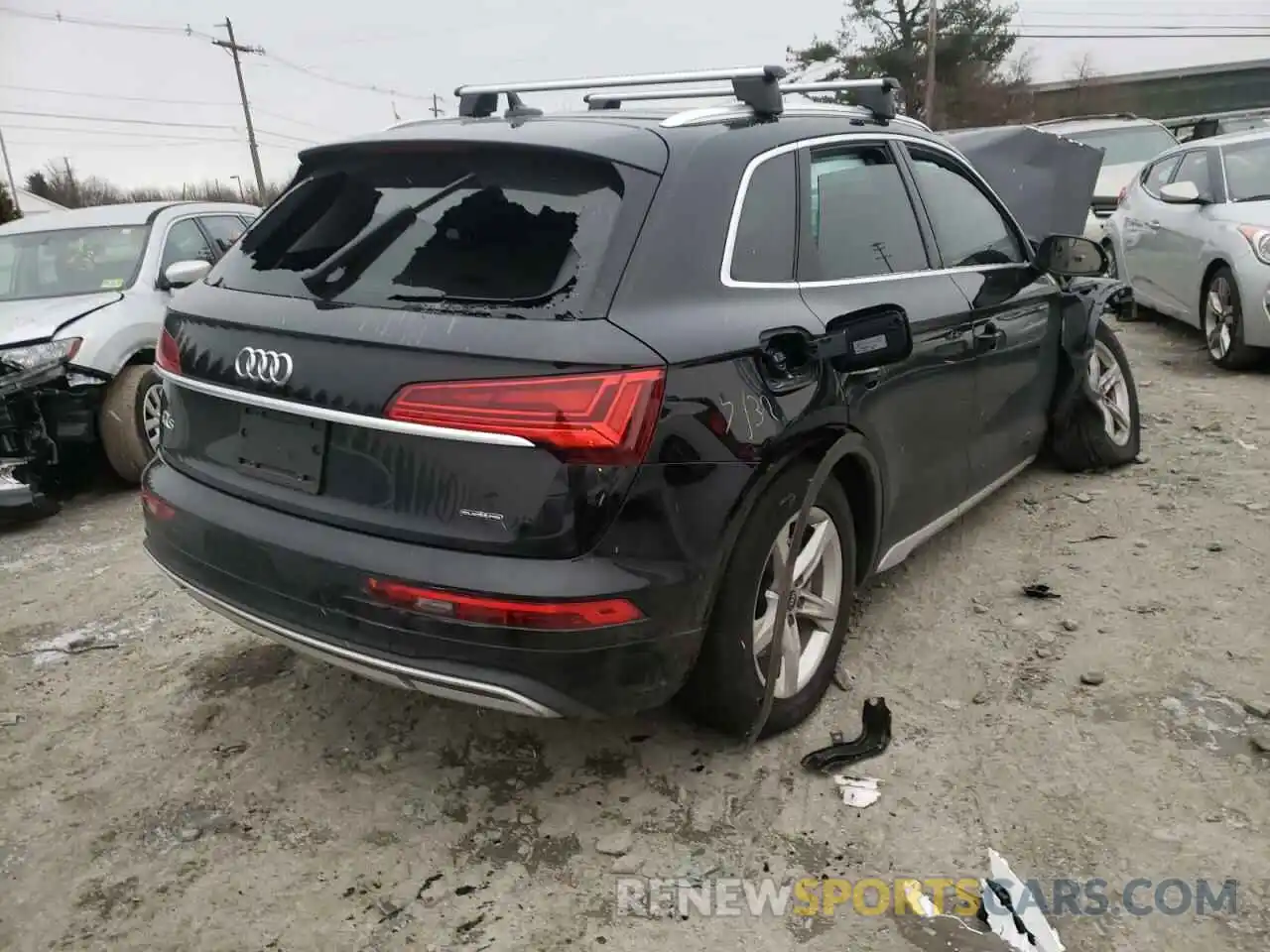 4 Фотография поврежденного автомобиля WA1AAAFY3M2053140 AUDI Q5 2021