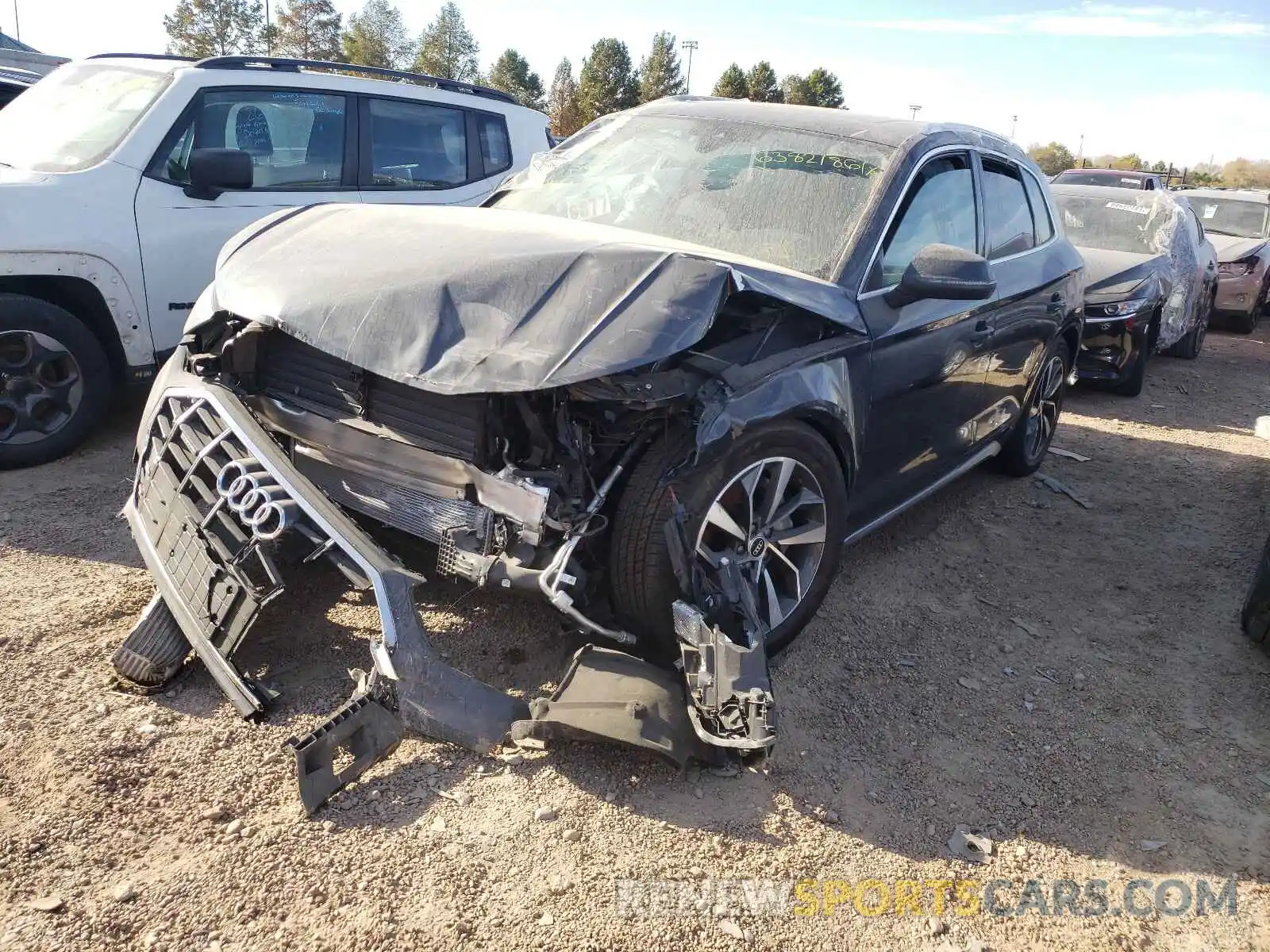 2 Фотография поврежденного автомобиля WA1AAAFY3M2112686 AUDI Q5 2021